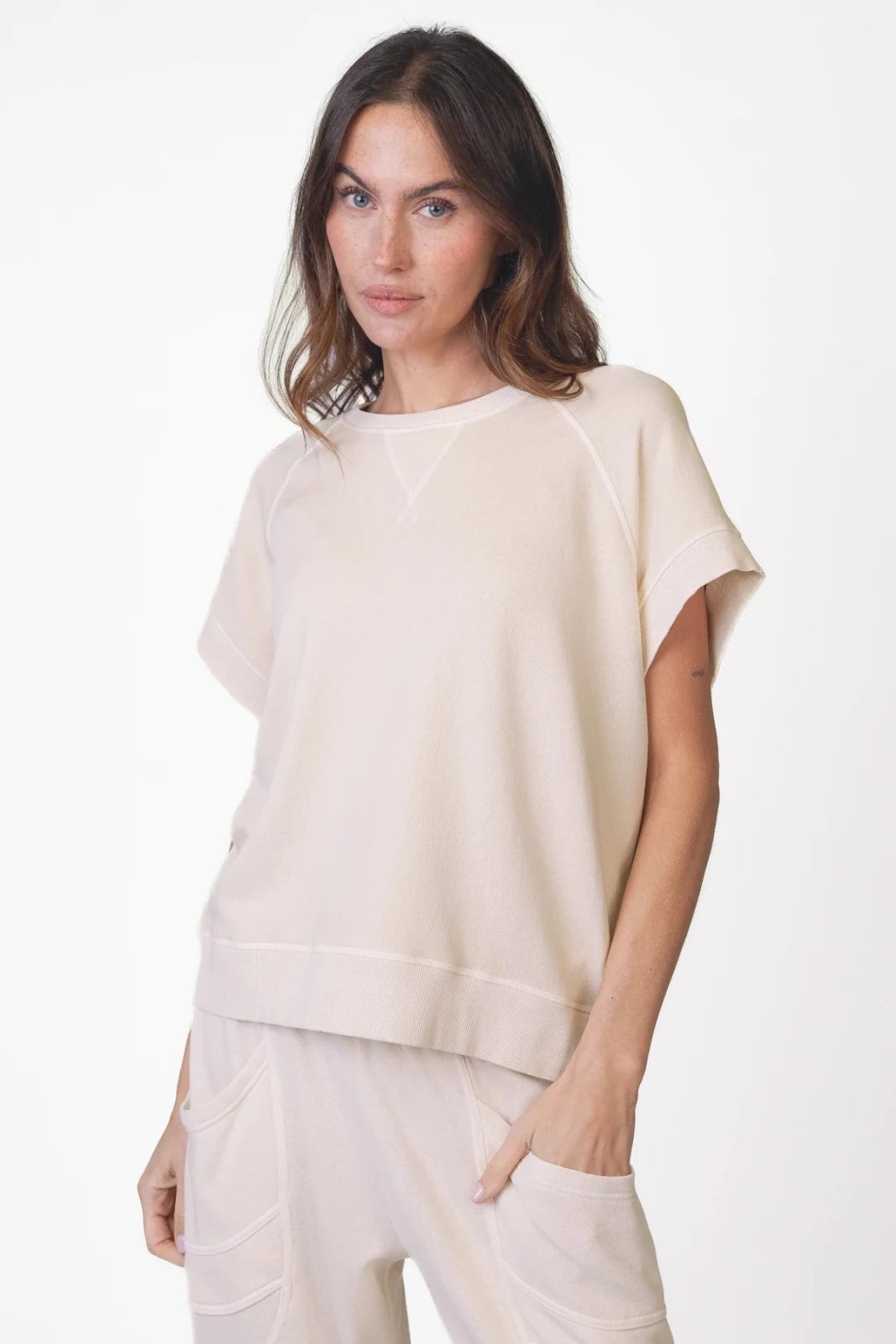 Kurzarm Sweatshirt Toria - Love Joy Victory