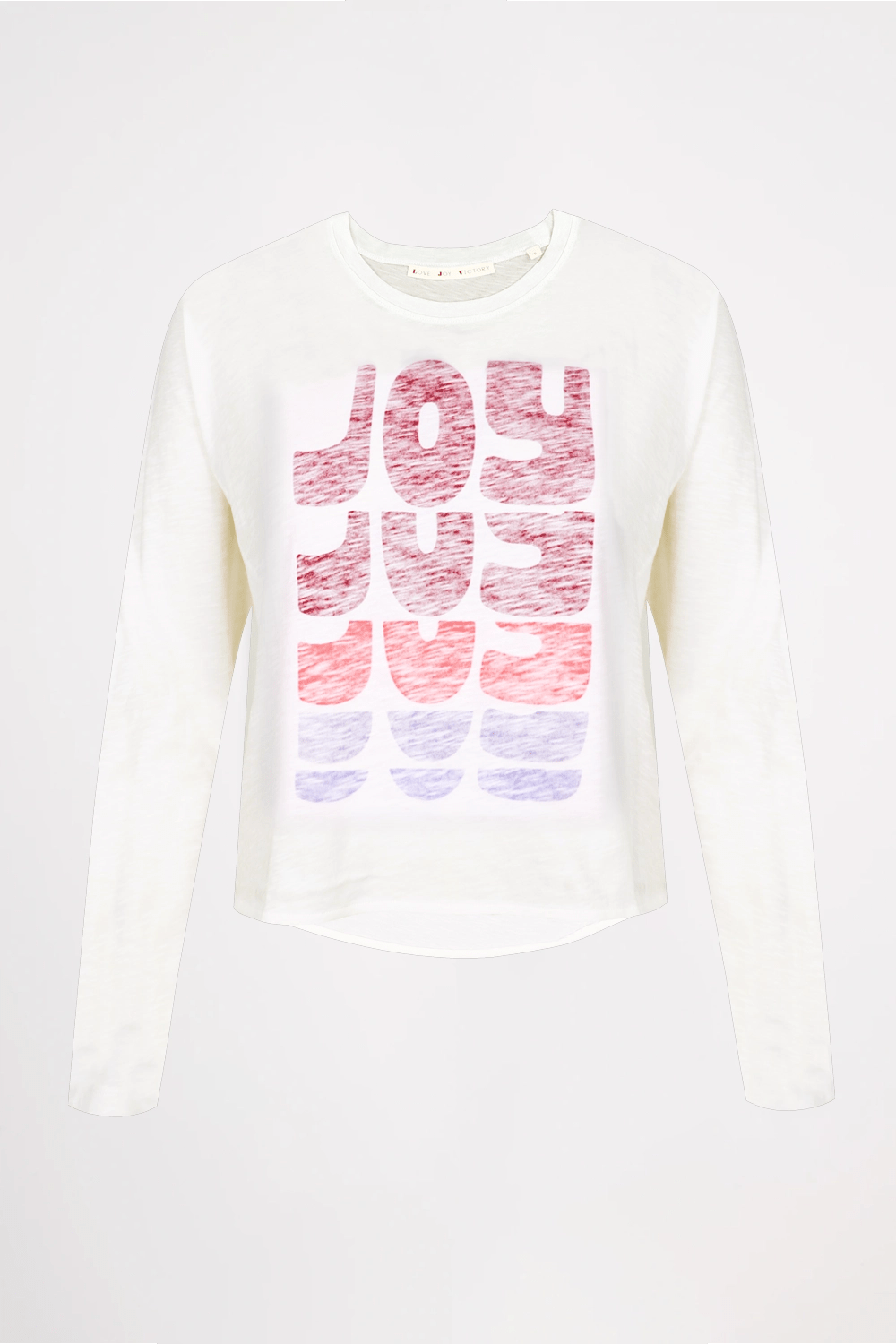 Langarmshirt mit Statment - Druck Lovo - Love Joy Victory