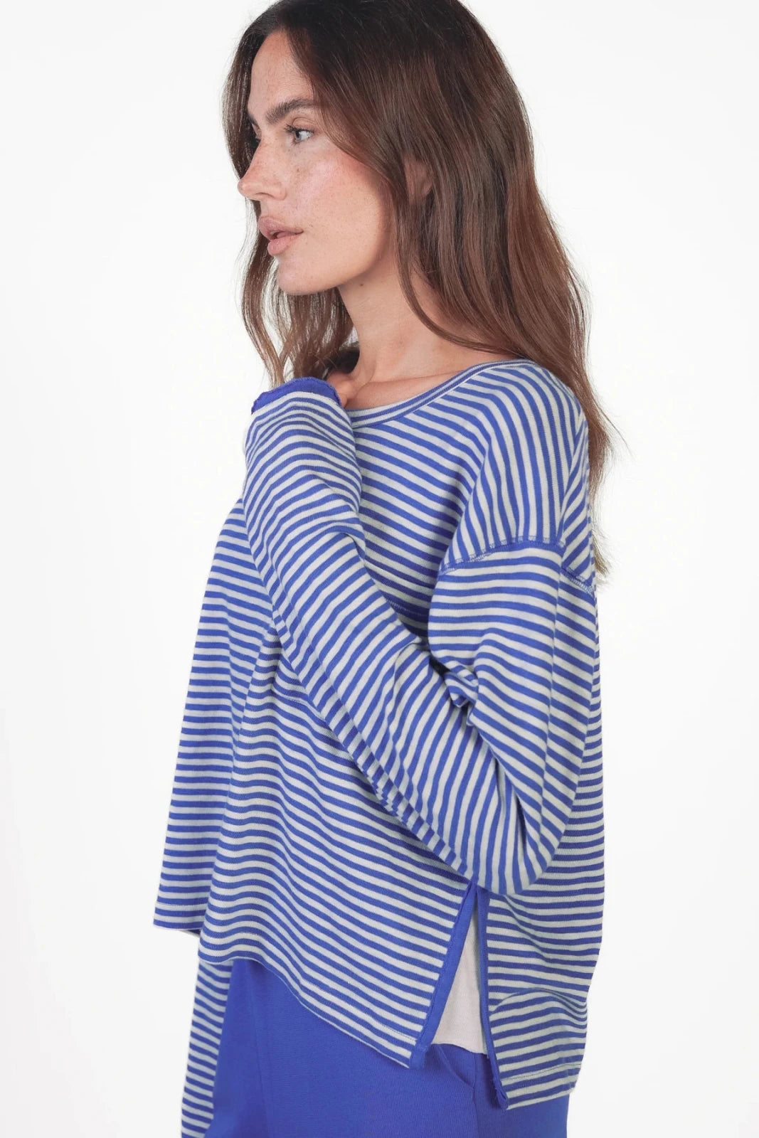 Langarmshirt mit Streifen Wewak - Love Joy Victory