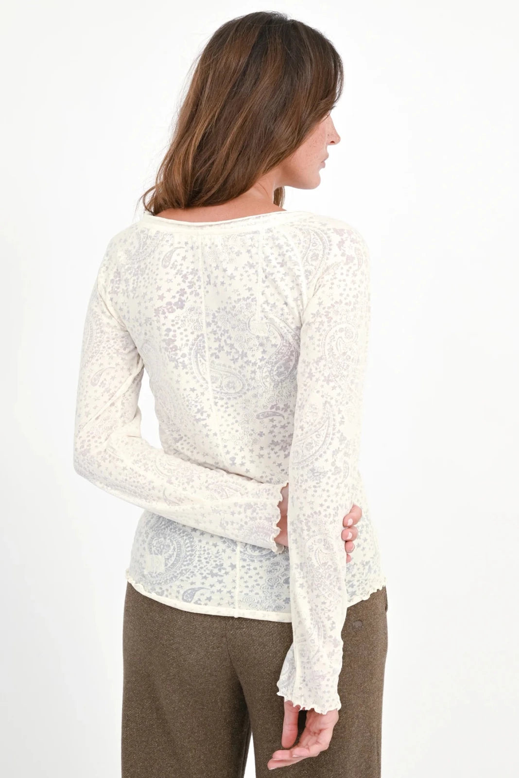 Langarmshirt Paisley - Muster Ambrose - Love Joy Victory