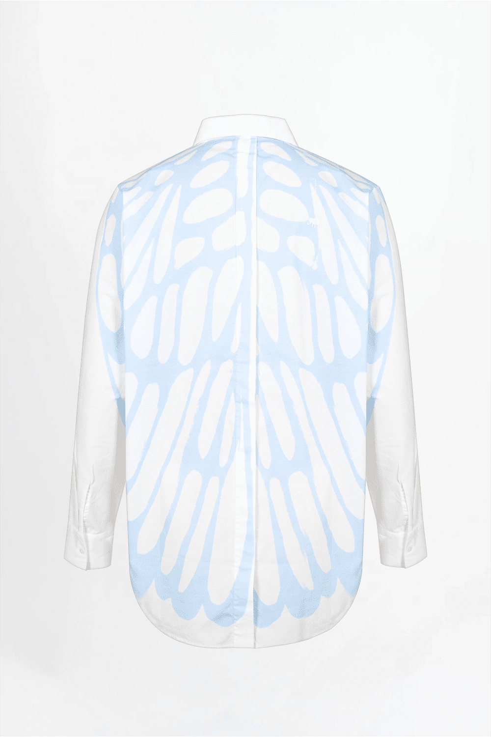 Oversize Bluse mit Rückenprint Marbel - Love Joy Victory