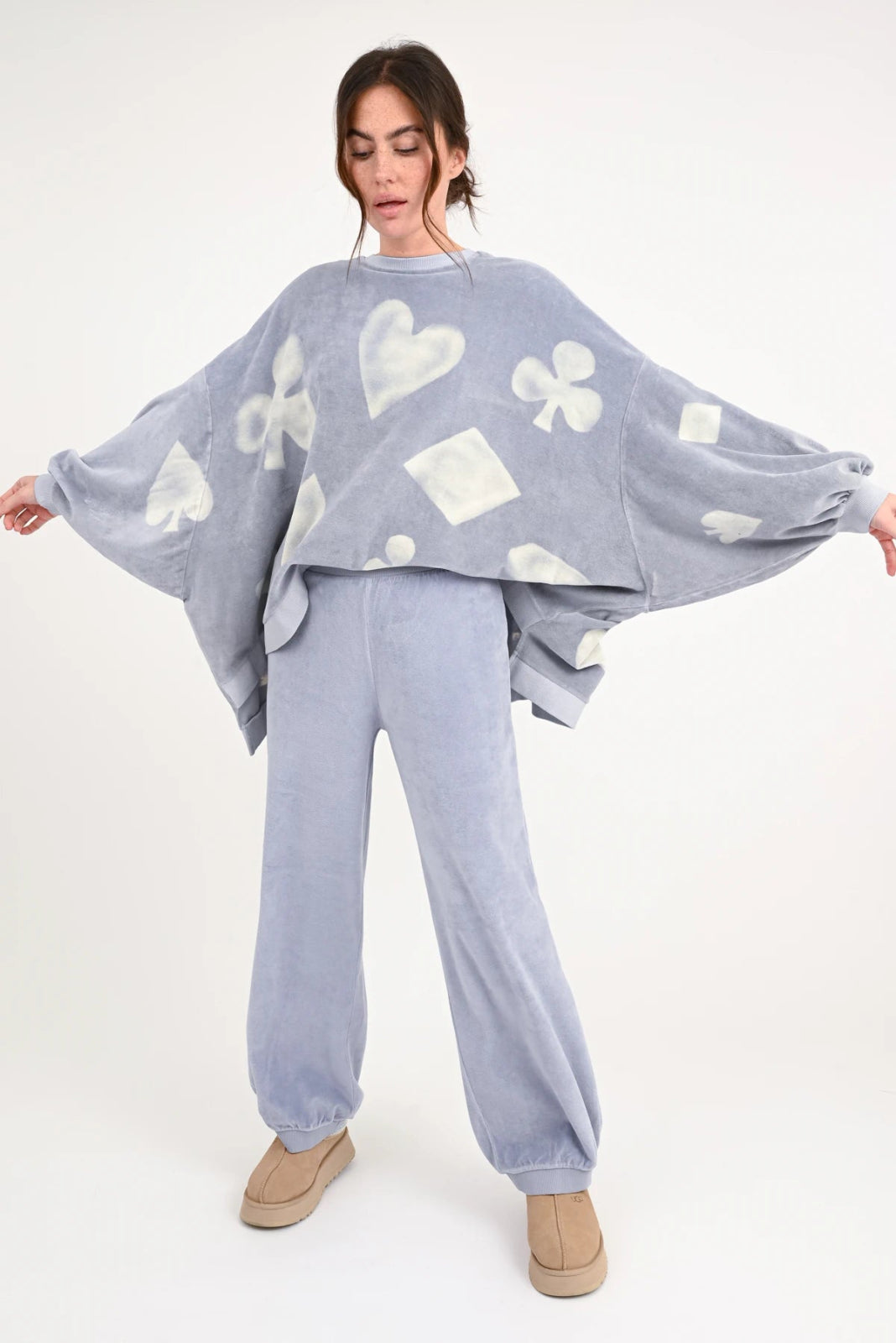 Oversize Frottee Sweatshirt Izar - Love Joy Victory