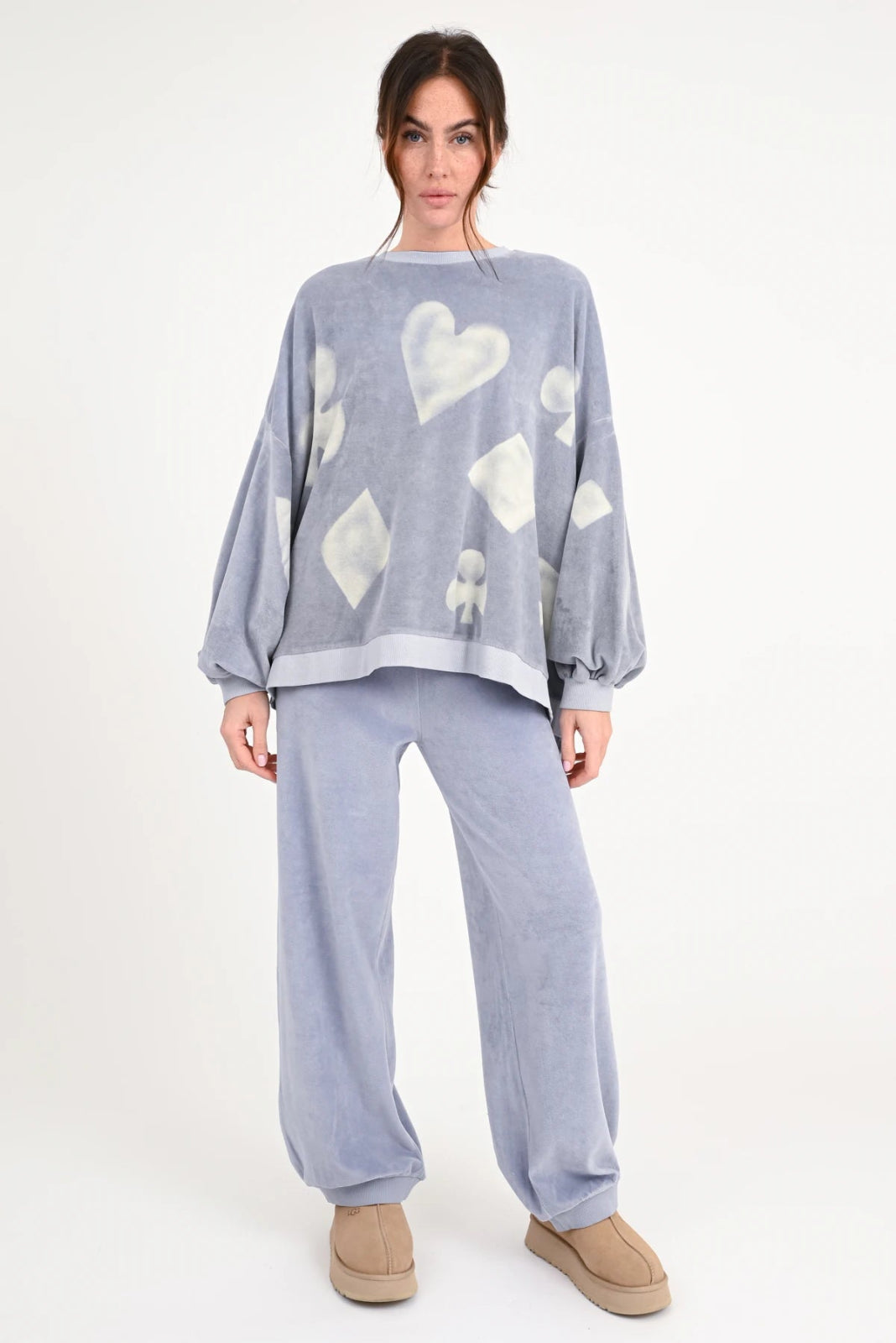 Oversize Frottee Sweatshirt Izar - Love Joy Victory