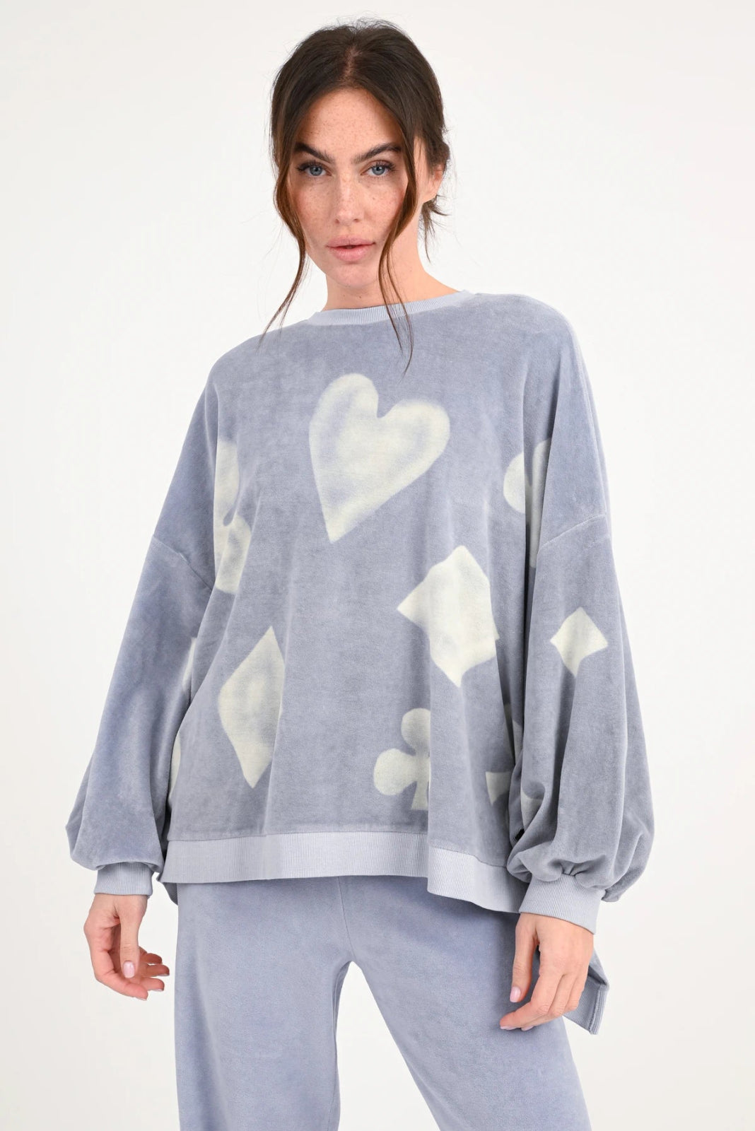Oversize Frottee Sweatshirt Izar - Love Joy Victory
