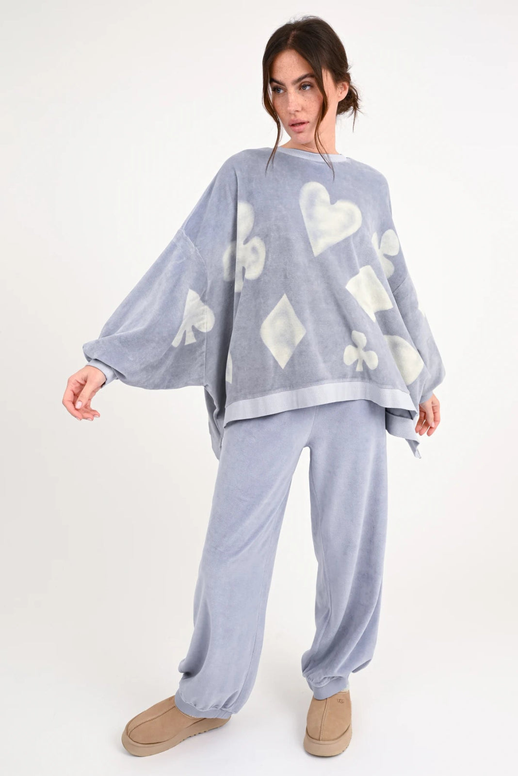 Oversize Frottee Sweatshirt Izar - Love Joy Victory