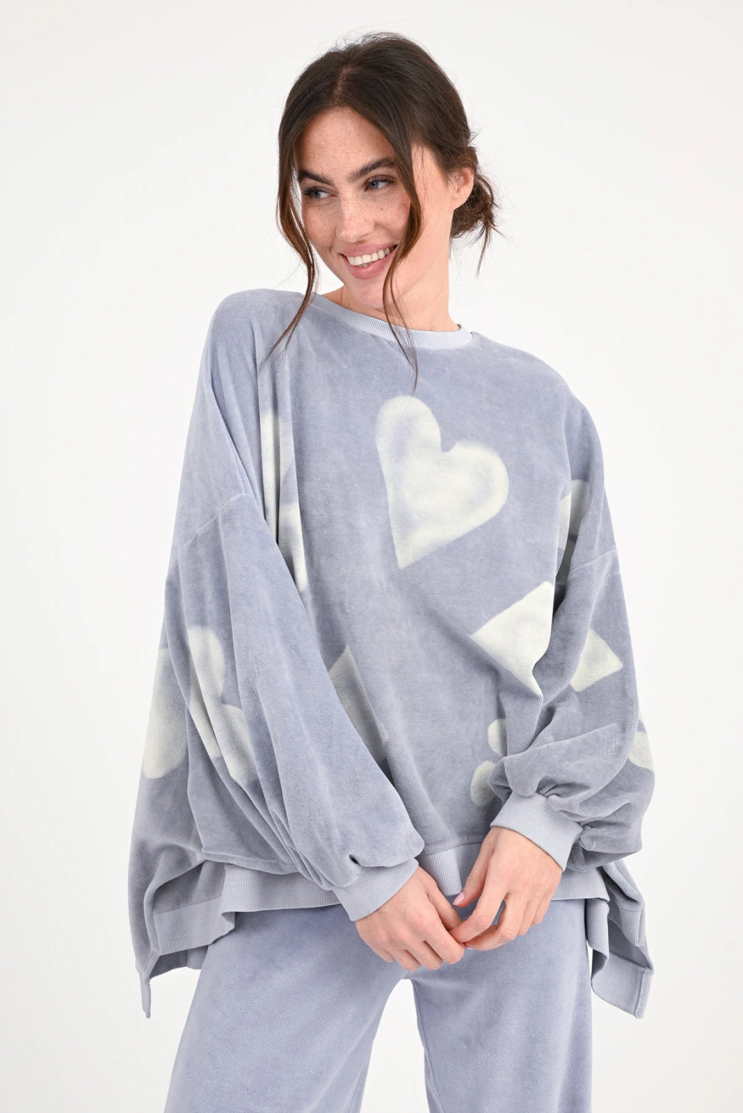 Oversize Frottee Sweatshirt Izar - Love Joy Victory