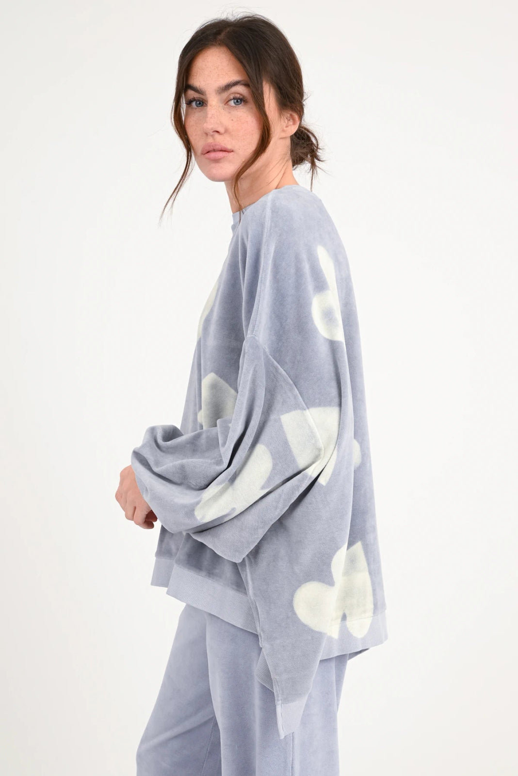 Oversize Frottee Sweatshirt Izar - Love Joy Victory