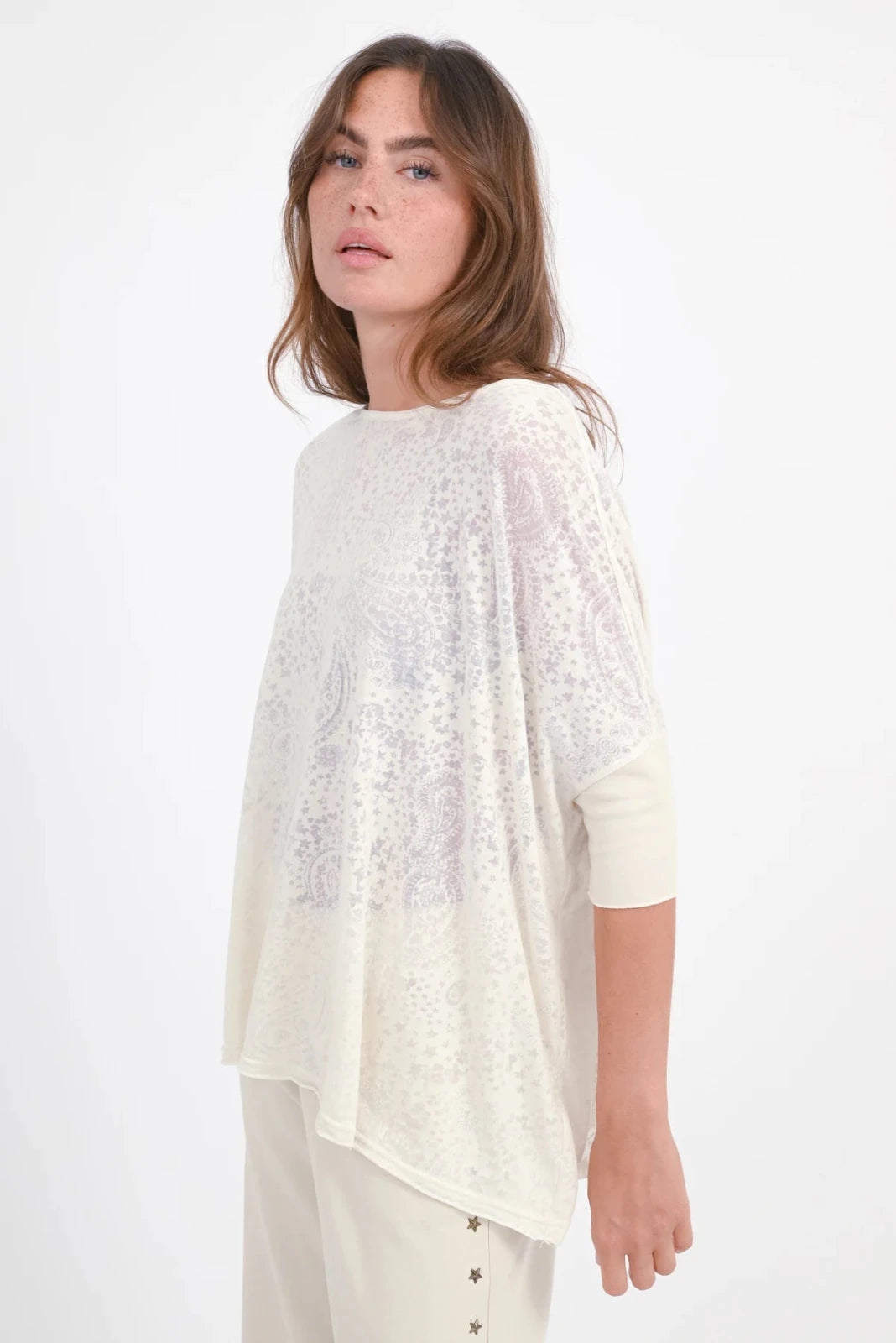 Oversize Paisley T-Shirt Papu - Love Joy Victory