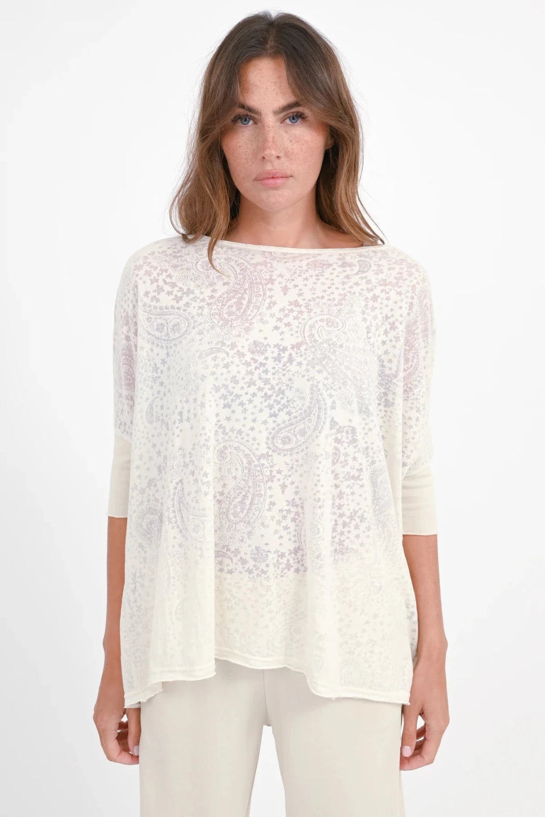 Oversize Paisley T-Shirt Papu - Love Joy Victory