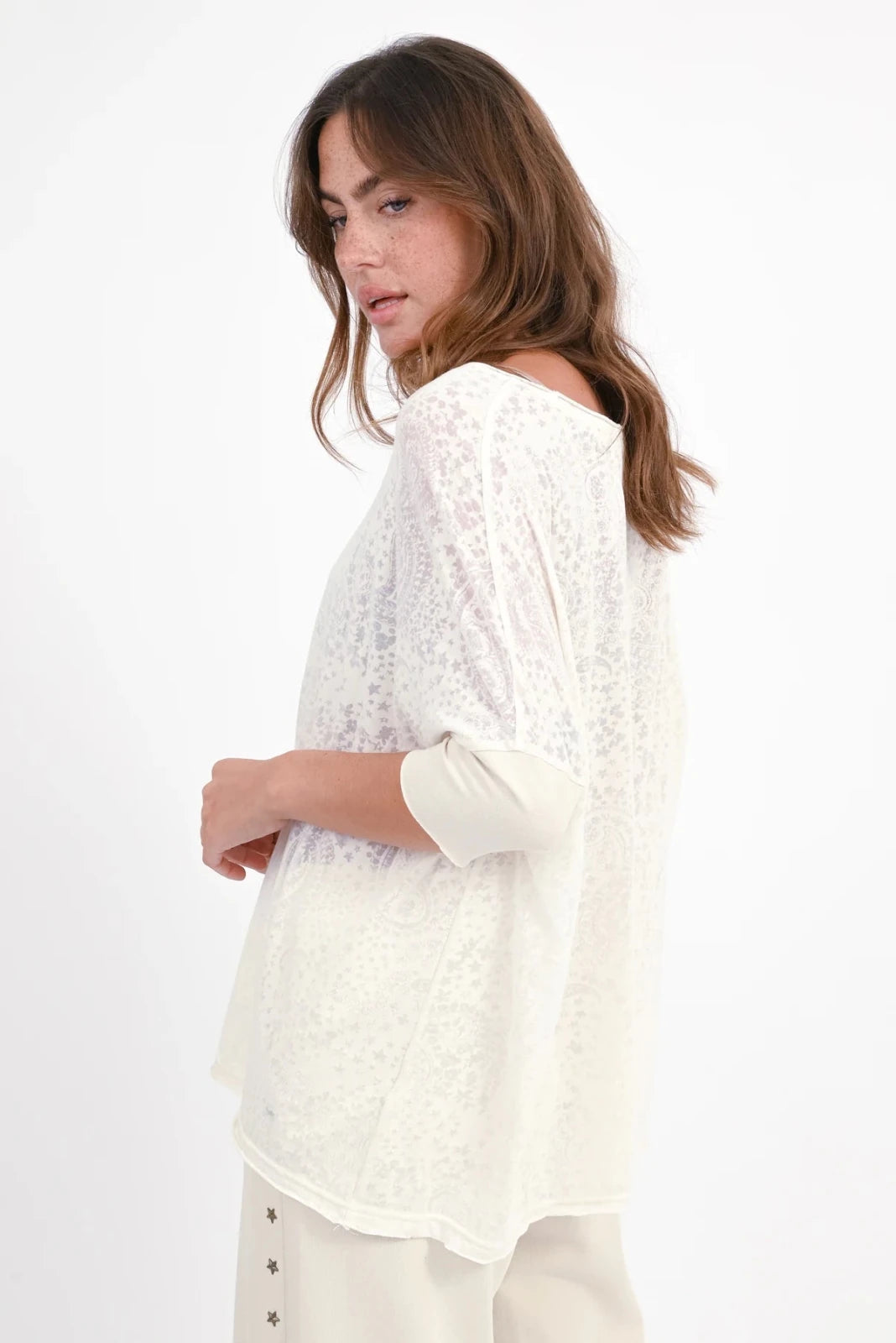 Oversize Paisley T-Shirt Papu - Love Joy Victory