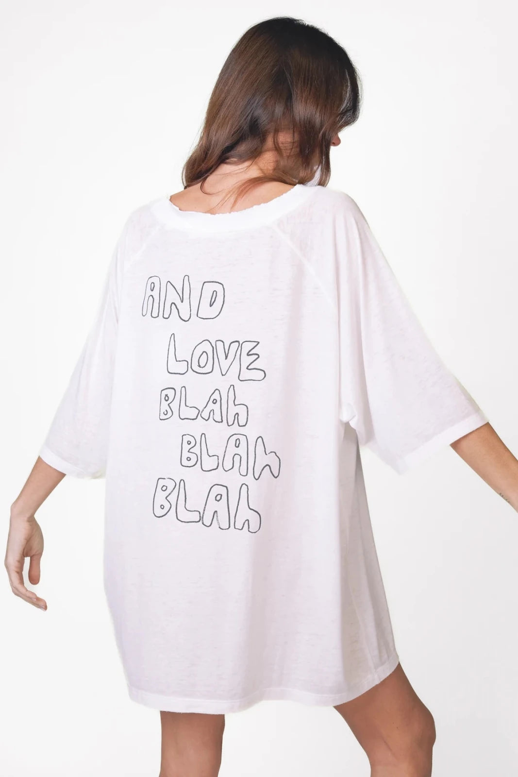 Oversize T-Shirt mit Rückenprint Geilo - Love Joy Victory