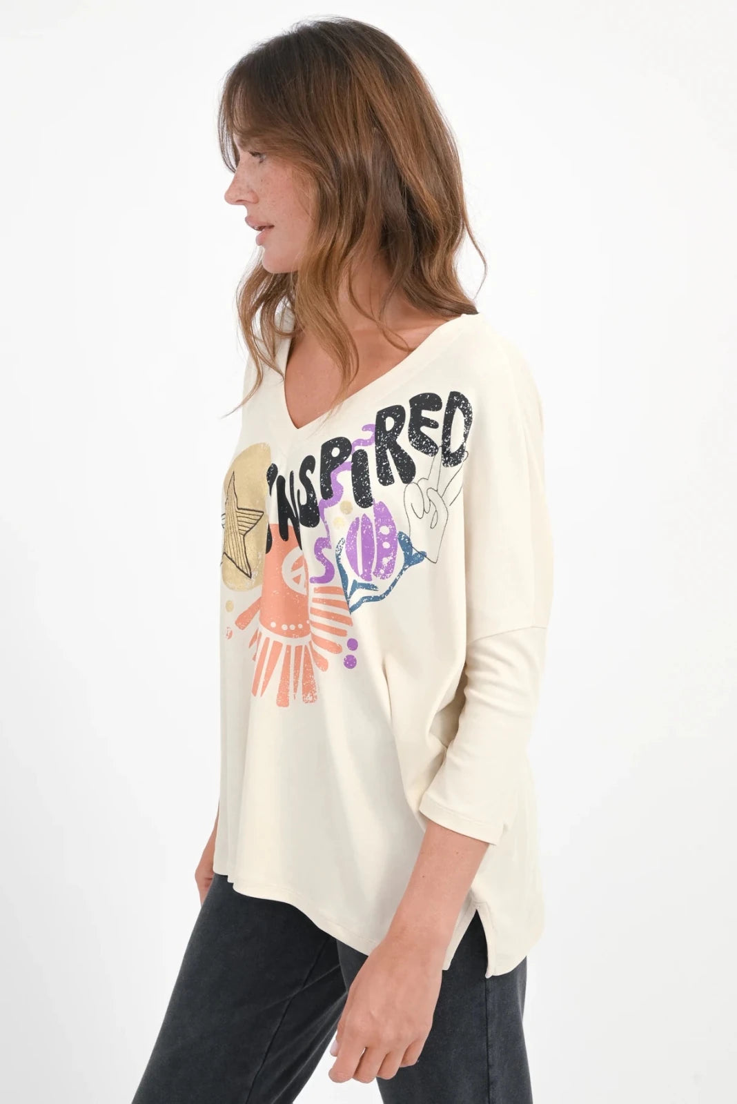 Print T-Shirt Chula - Love Joy Victory