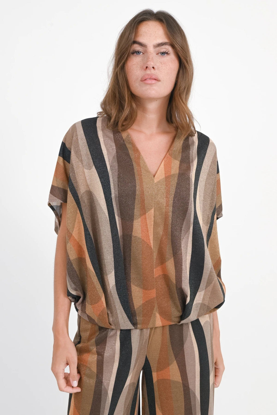 Retro Glitter Bluse Loja - Love Joy Victory