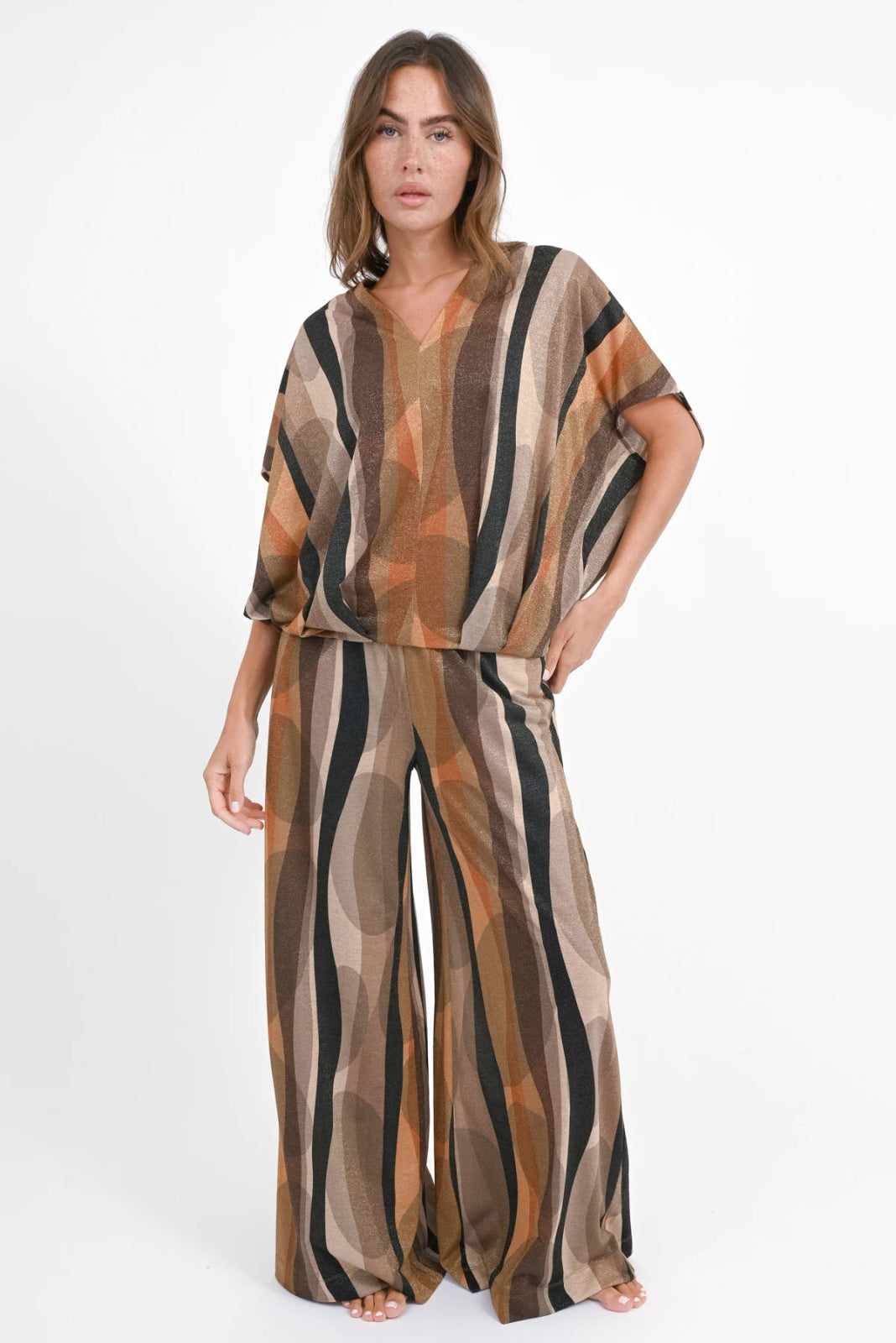 Retro Glitter Bluse Loja - Love Joy Victory