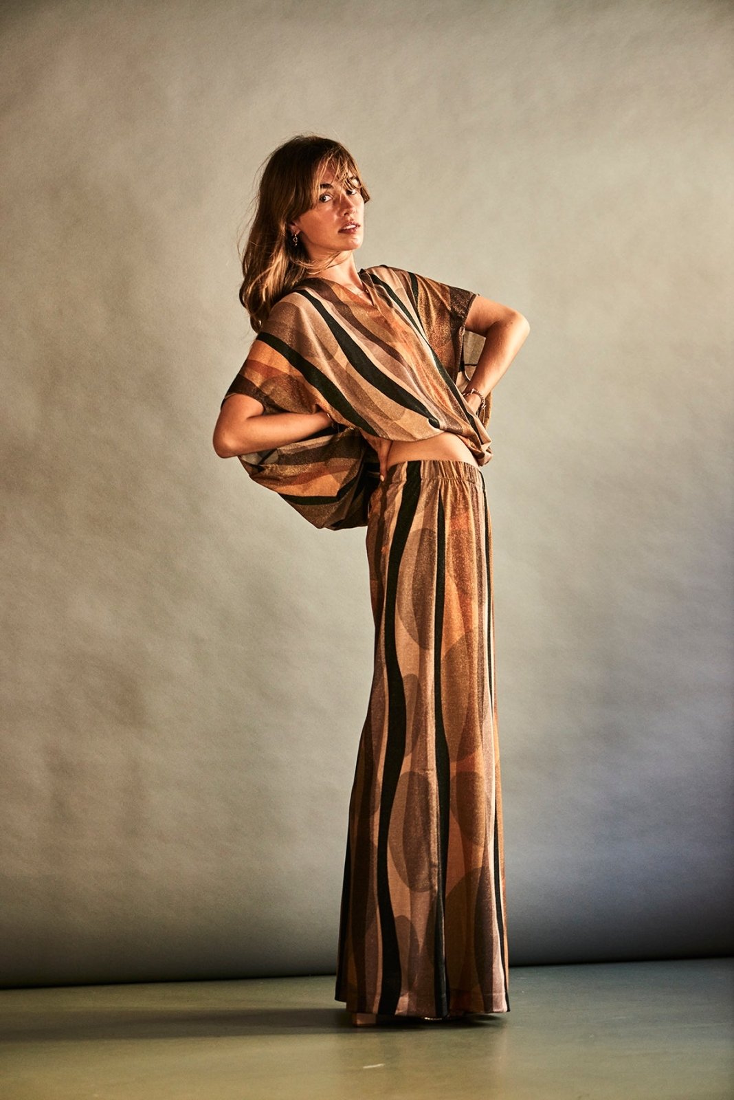 Retro Glitter Bluse Loja - Love Joy Victory