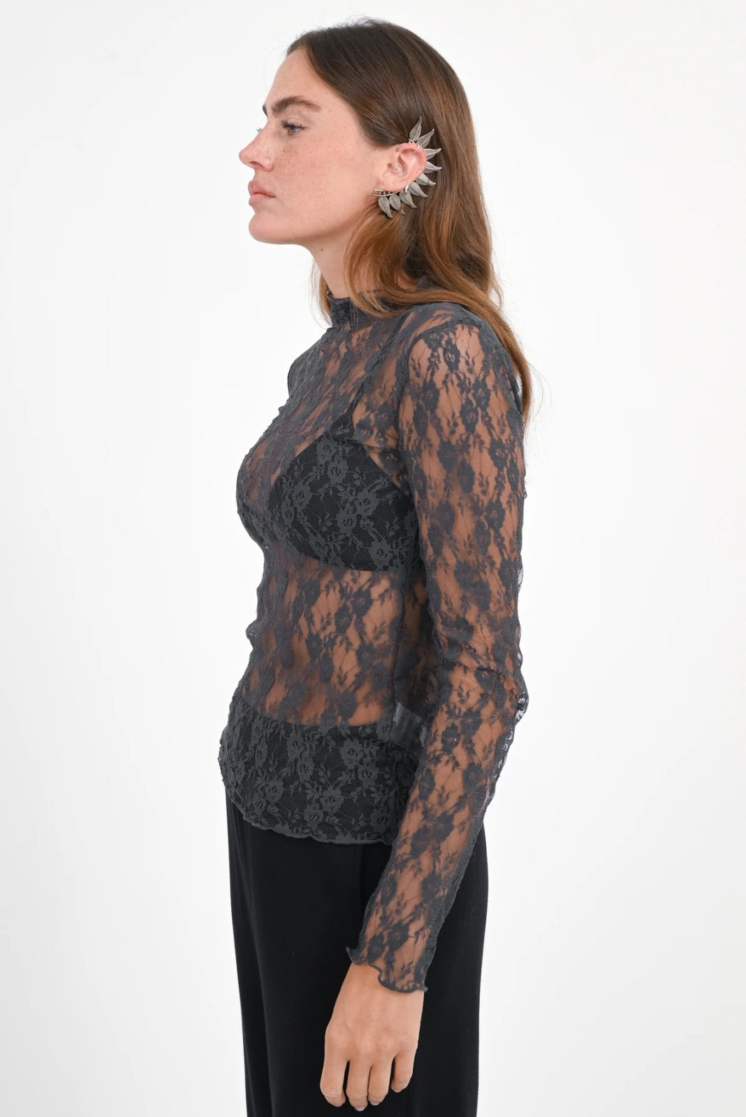 Spitzen Langarmshirt Yulara - Love Joy Victory