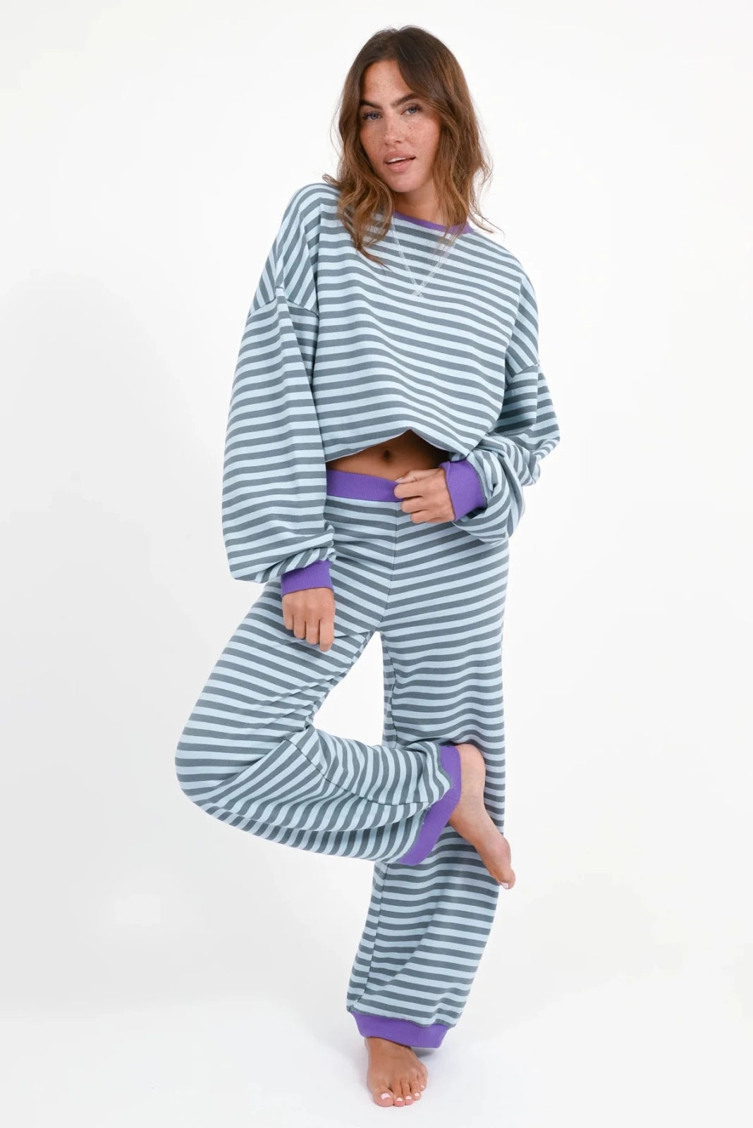 Stripe Sweatshirt Chesapeake - Love Joy Victory