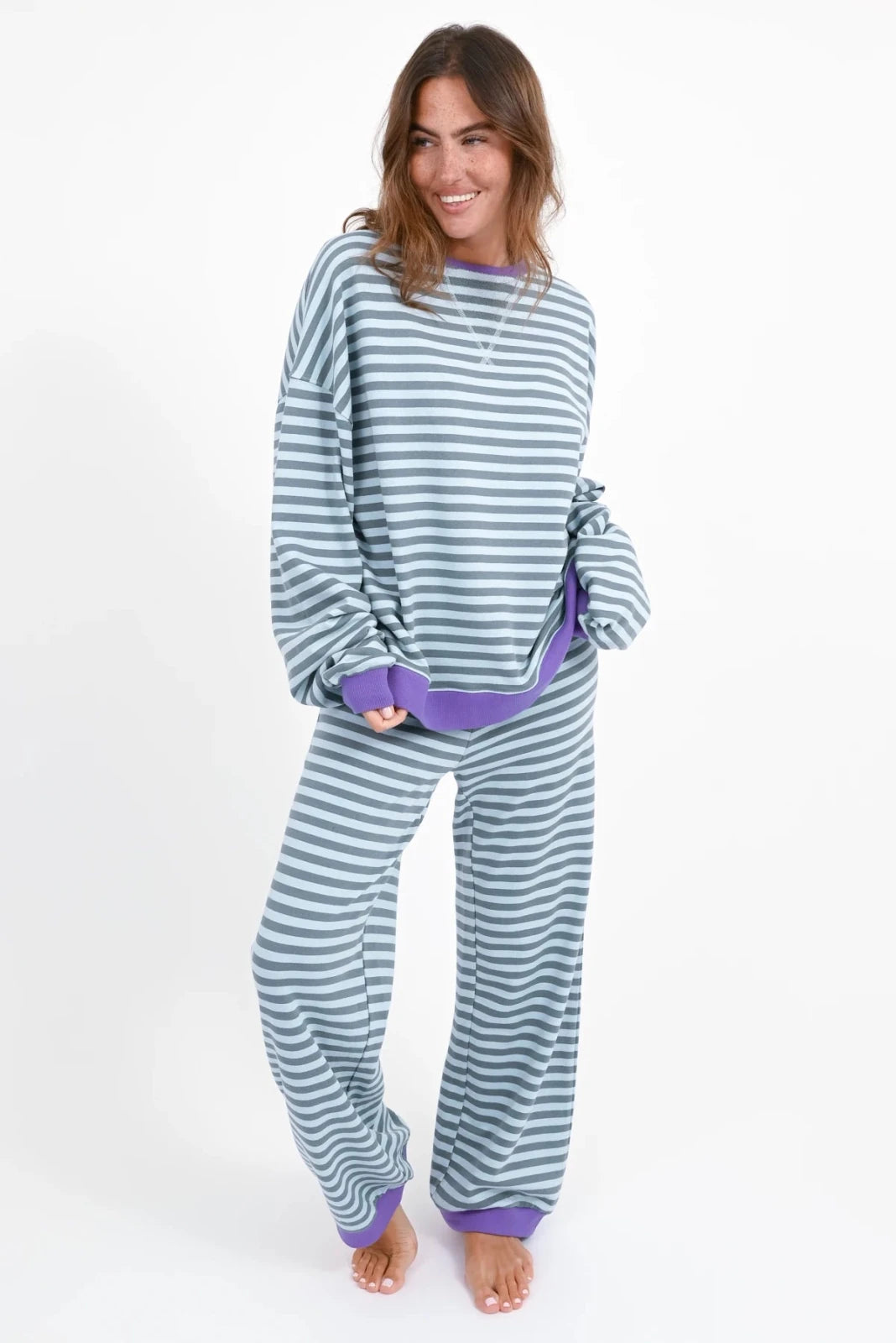 Stripe Sweatshirt Chesapeake - Love Joy Victory