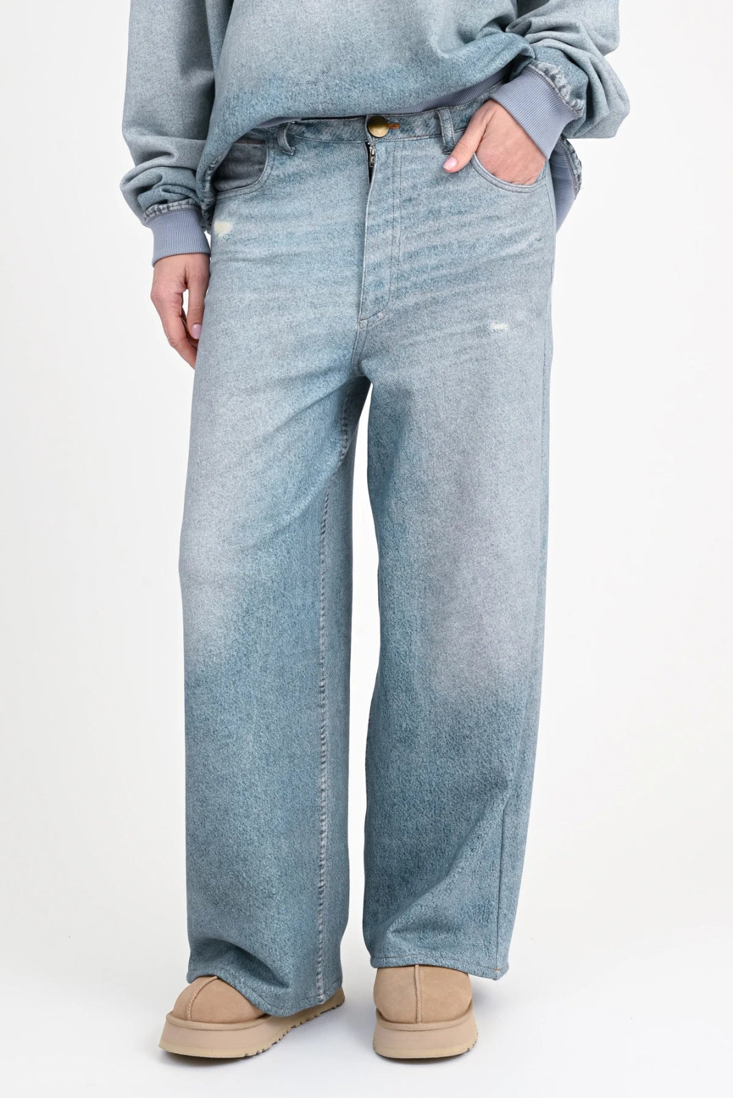 Sweathose Denim Inke - Love Joy Victory