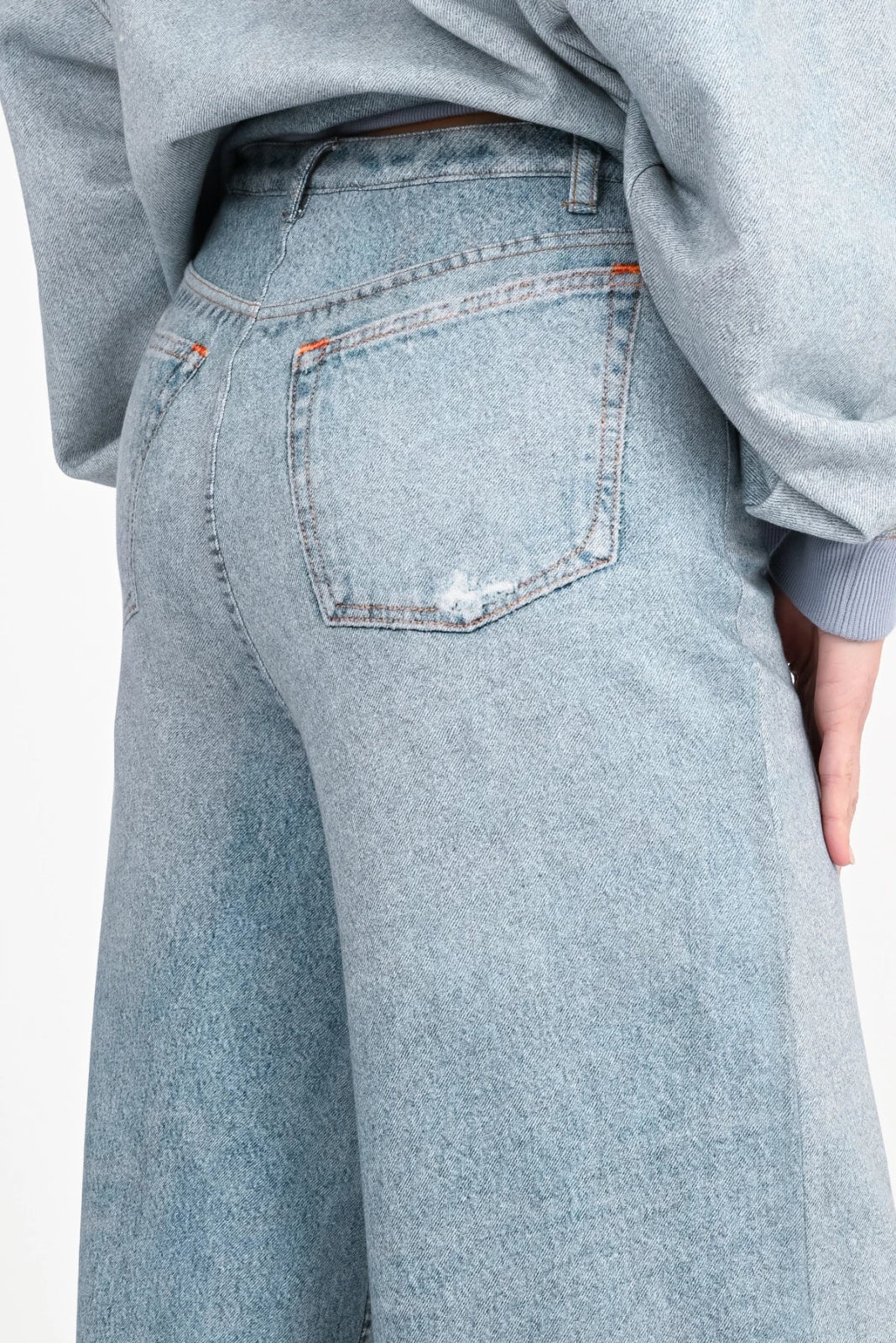 Sweathose Denim Inke - Love Joy Victory