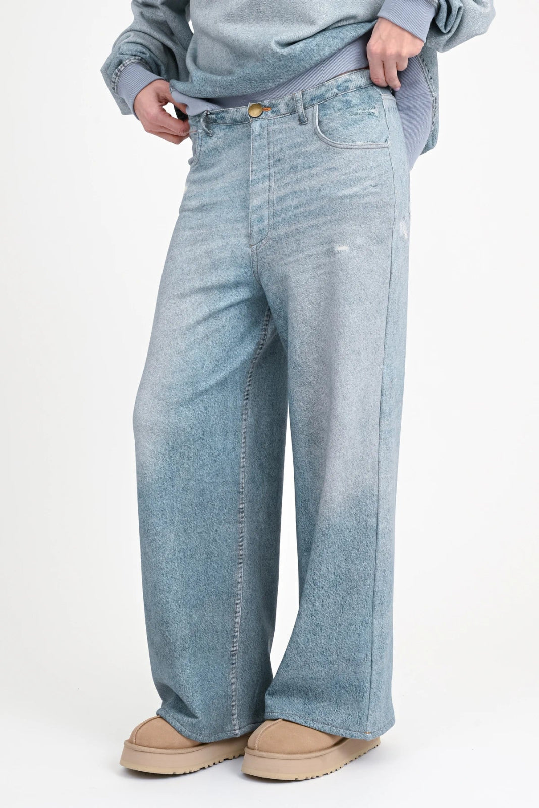 Sweathose Denim Inke - Love Joy Victory