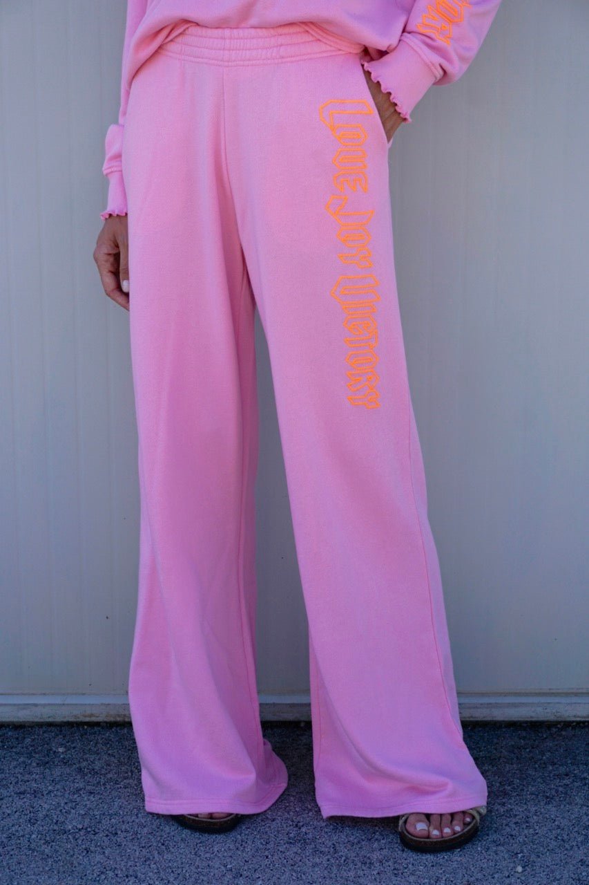 Sweathose mit Logo-Print Lely - Love Joy Victory
