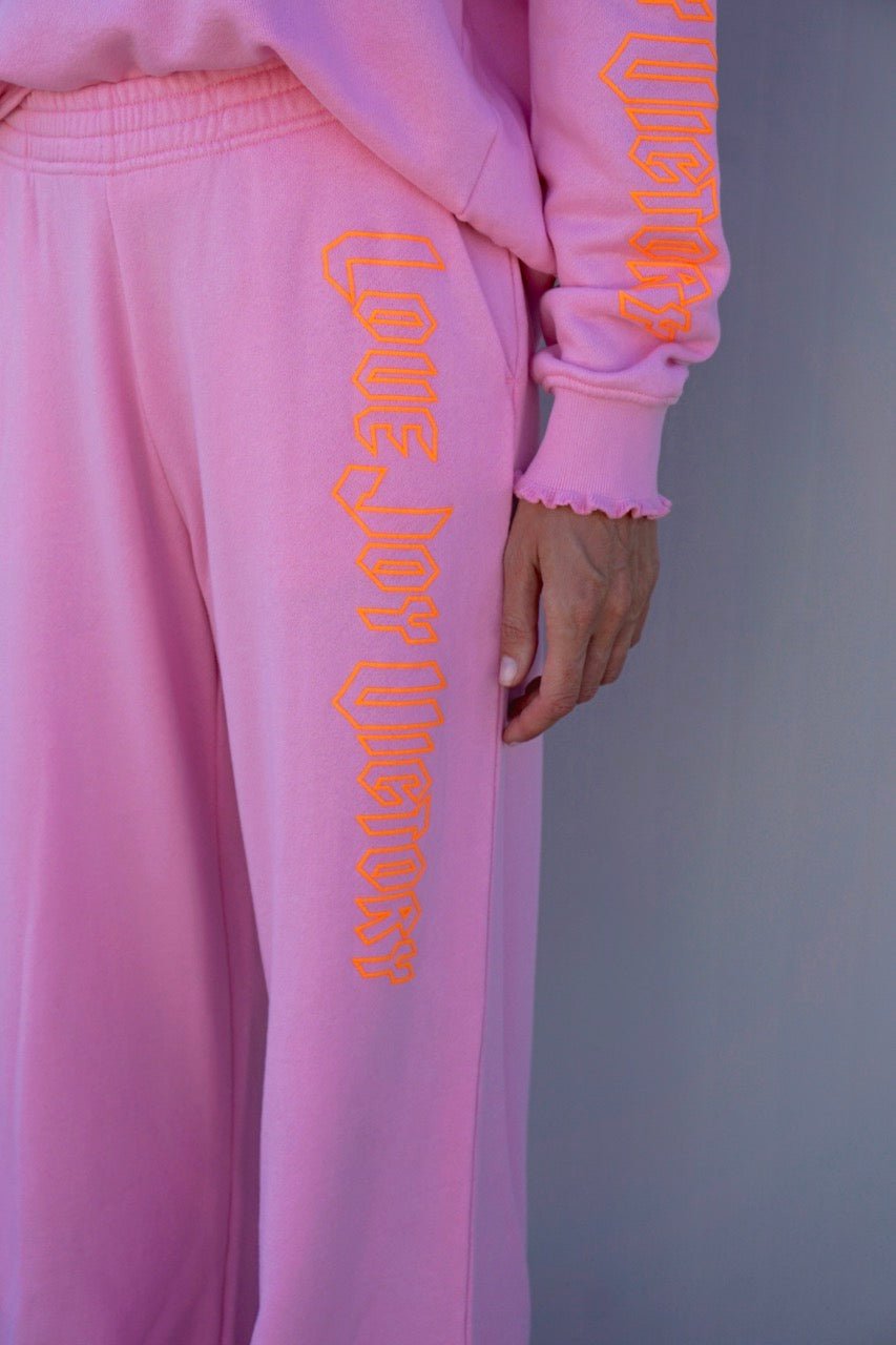 Sweathose mit Logo-Print Lely - Love Joy Victory