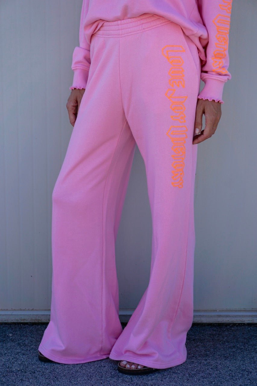 Sweathose mit Logo-Print Lely - Love Joy Victory