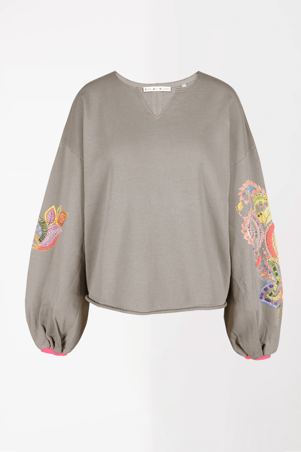 Sweatshirt Alamosa mit Stickerei - Love Joy Victory