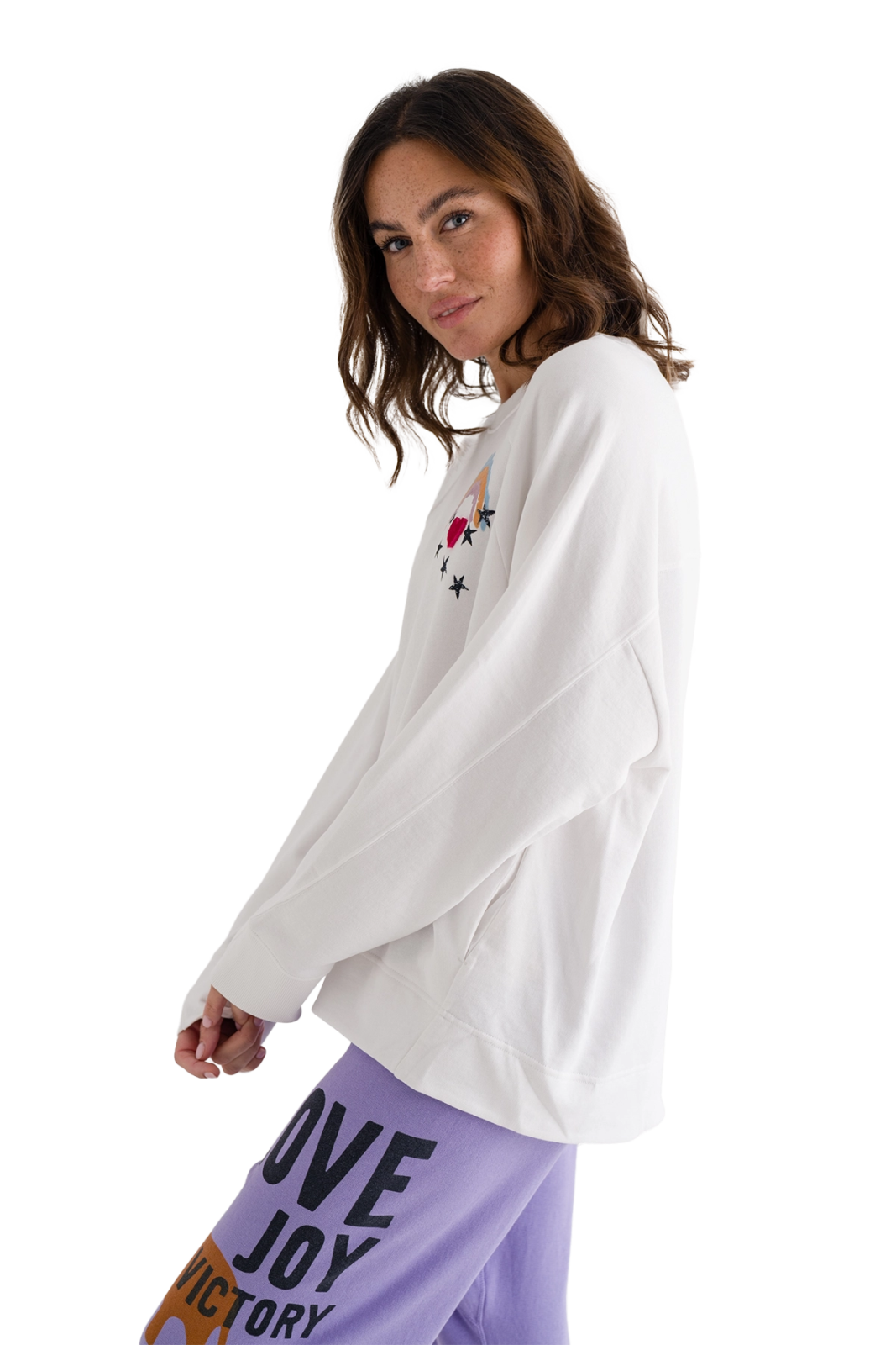 Sweatshirt Chest - Print Felis - Love Joy Victory