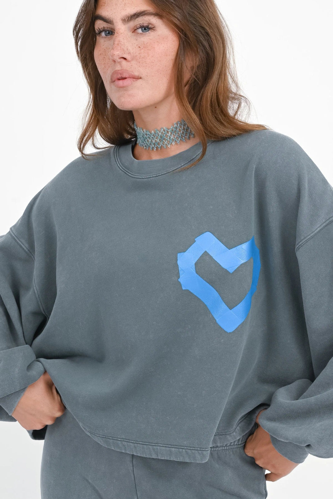 Sweatshirt Herz - Print Sunbeam - Love Joy Victory