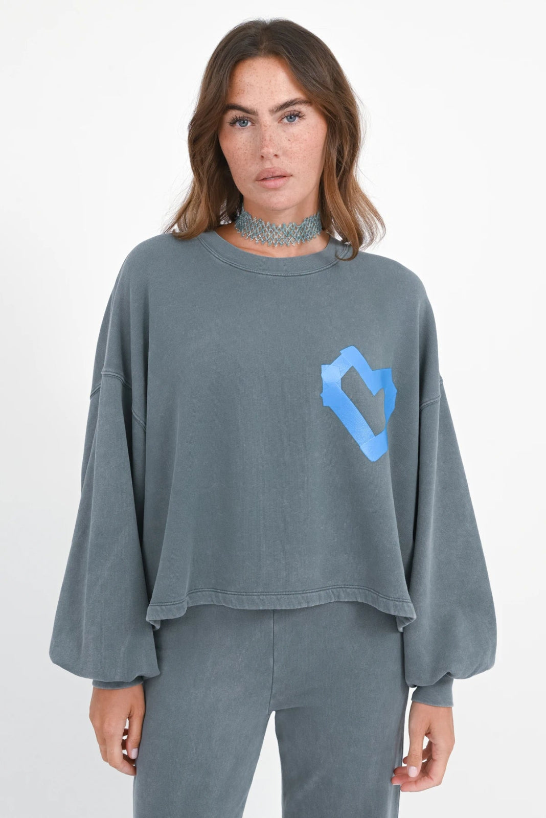 Sweatshirt Herz - Print Sunbeam - Love Joy Victory