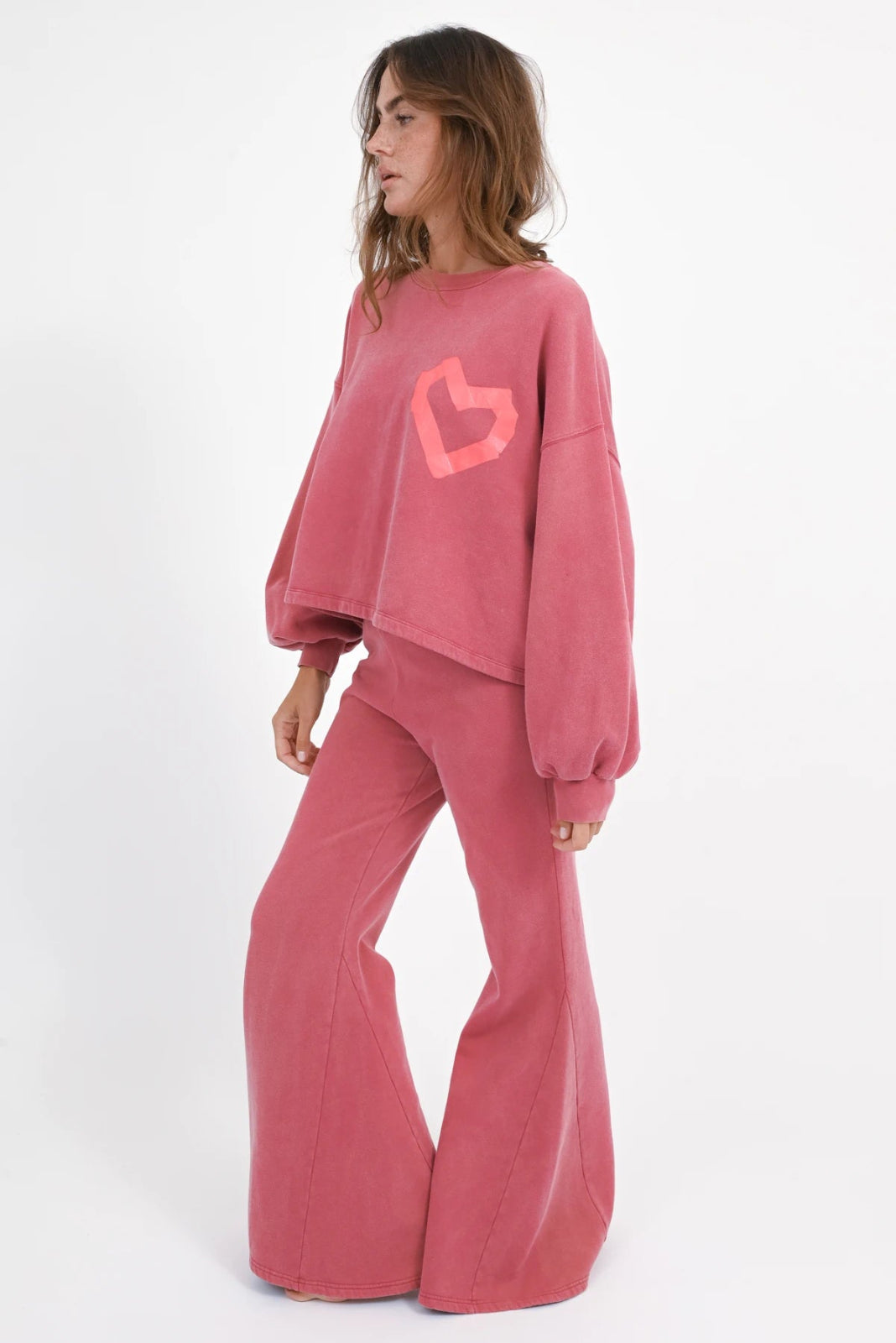 Sweatshirt Herz - Print Sunbeam - Love Joy Victory