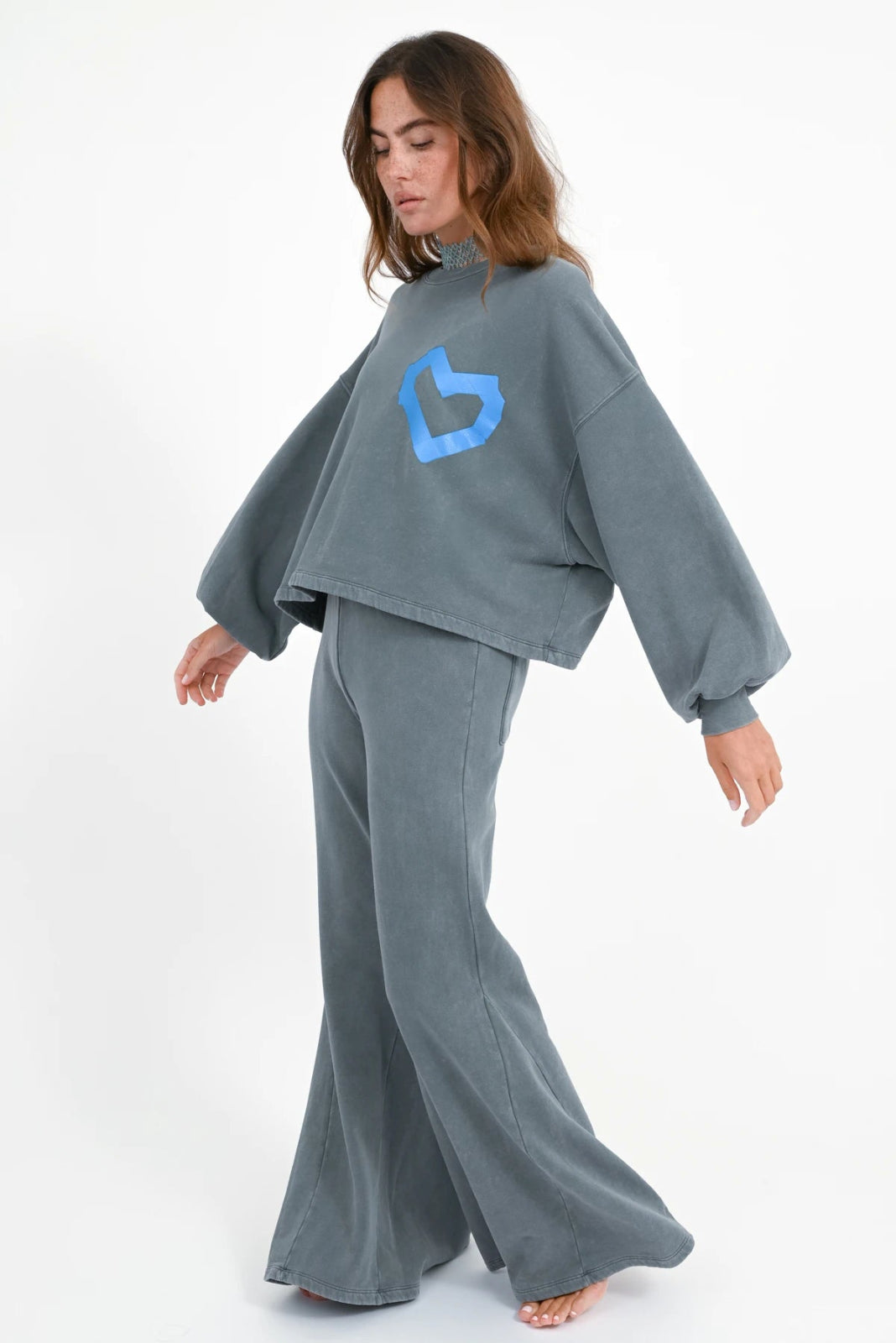 Sweatshirt Herz - Print Sunbeam - Love Joy Victory