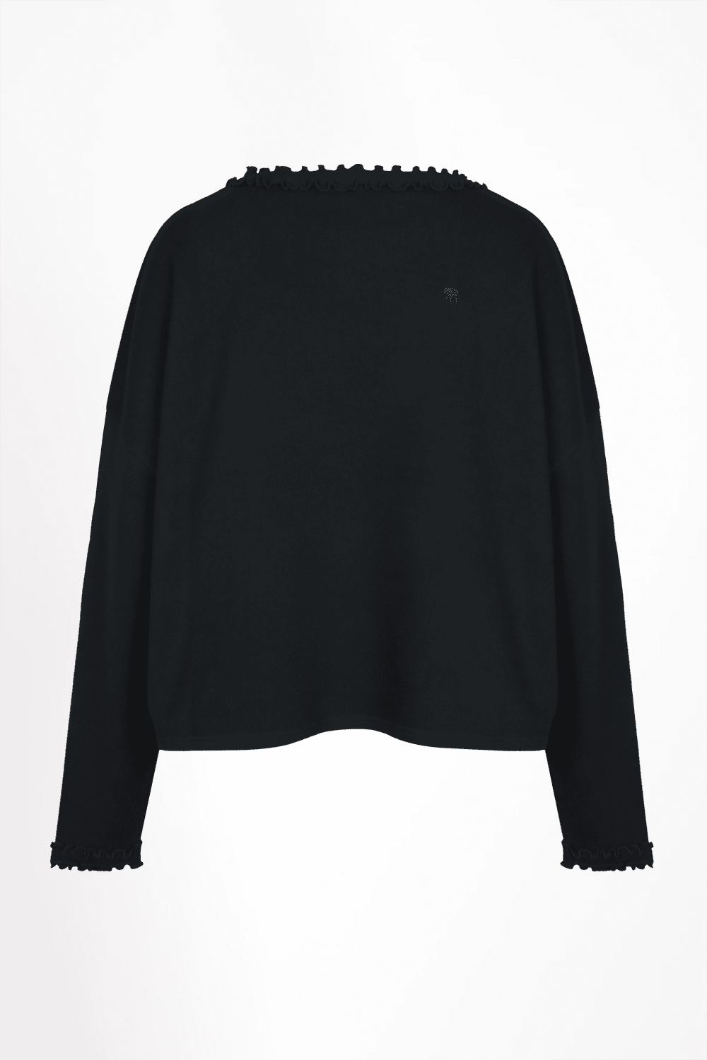 Sweatshirt mit gewellter Rüschenkante Viola - Love Joy Victory