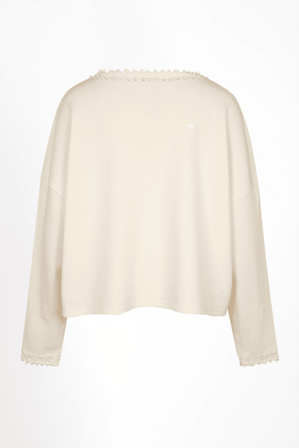 Sweatshirt mit gewellter Rüschenkante Viola - Love Joy Victory