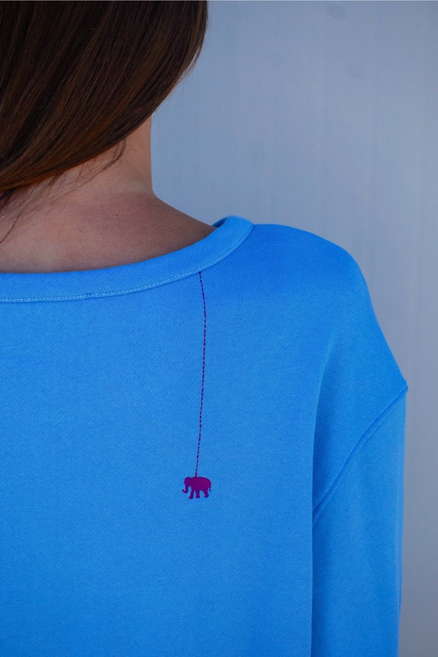 Sweatshirt mit Logo-Print Rose - Love Joy Victory