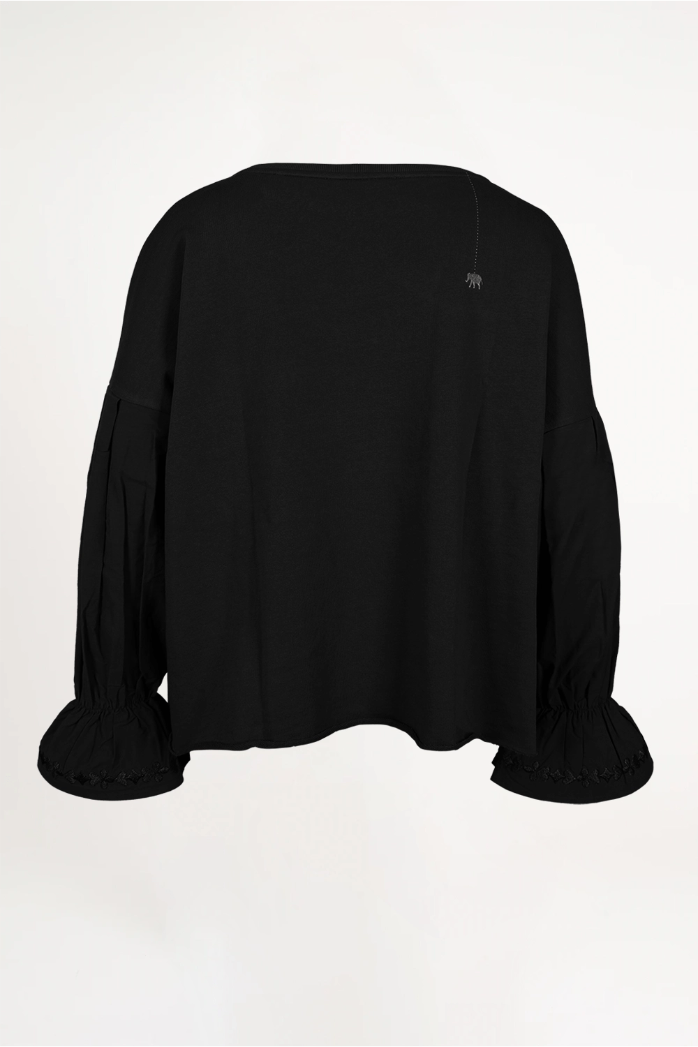 Sweatshirt mit Materialmix Salem - Love Joy Victory