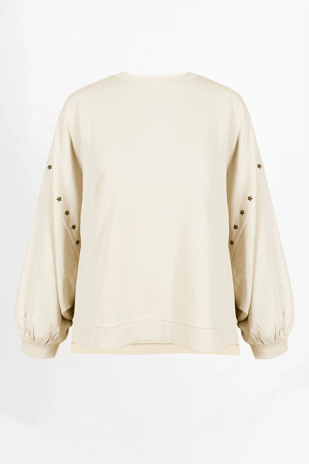 Sweatshirt mit Print und Stern - Nieten Izar - Love Joy Victory