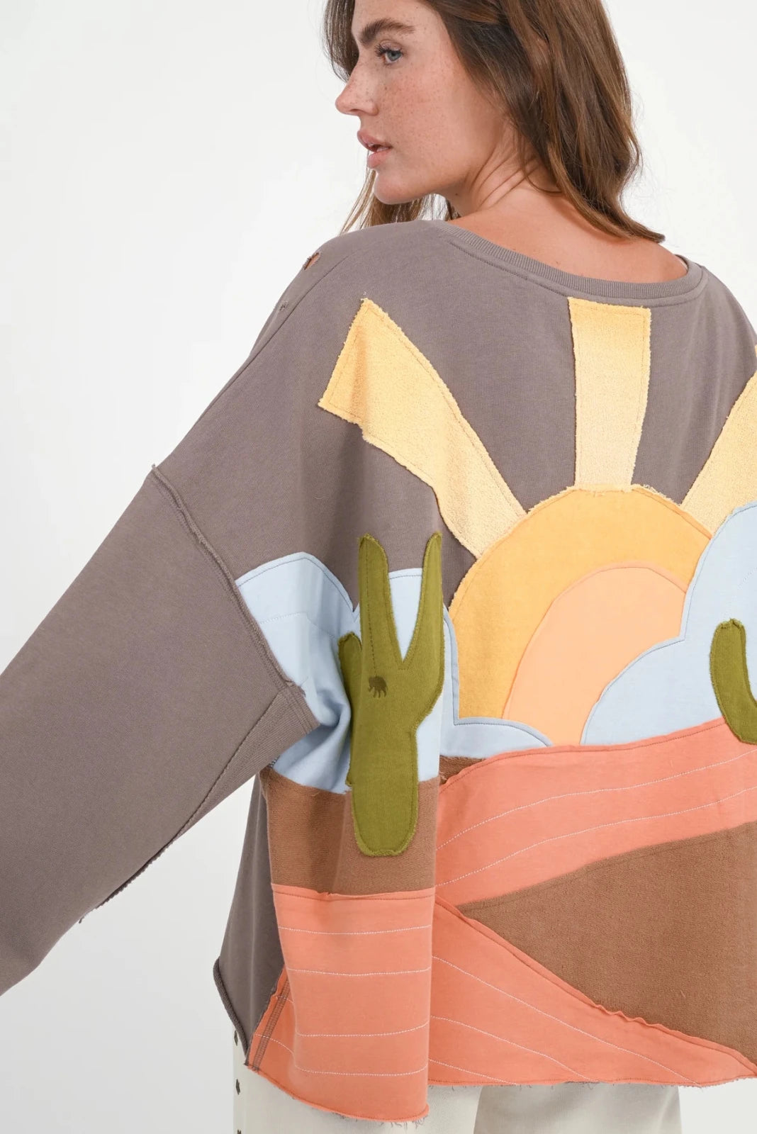 Sweatshirt mit Rücken - Applikationen Bira - Love Joy Victory