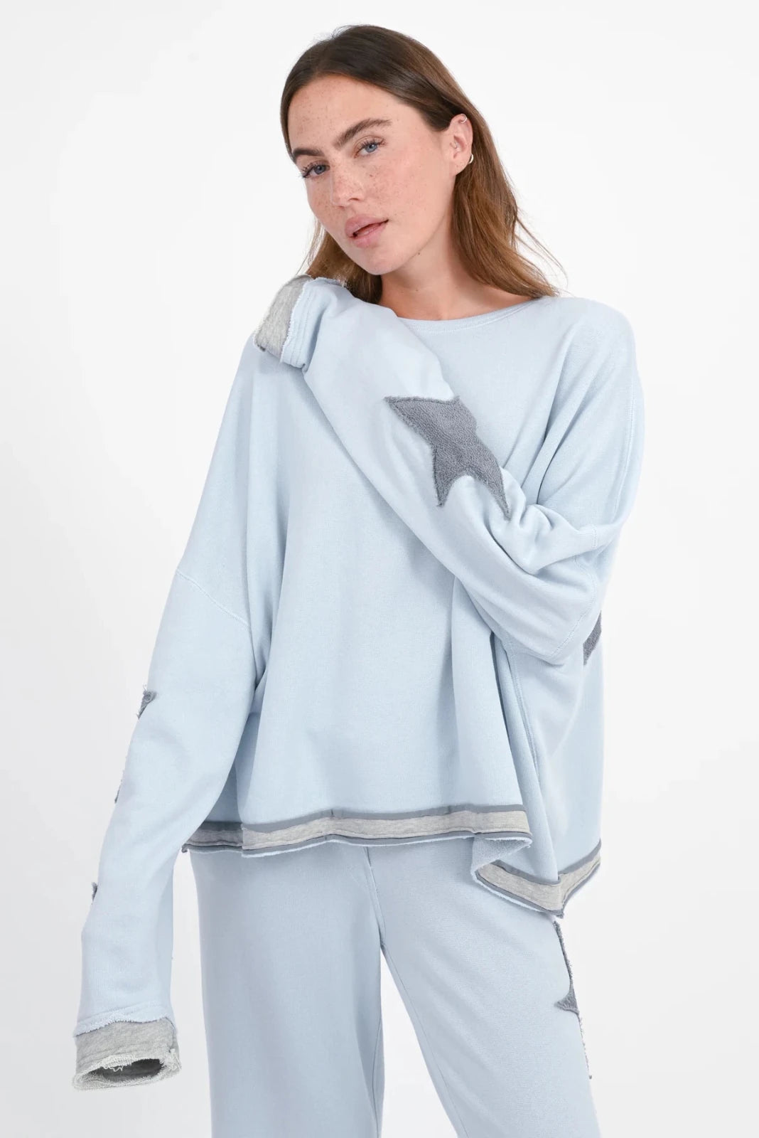 Sweatshirt Stern - Patches Hopewell - Love Joy Victory