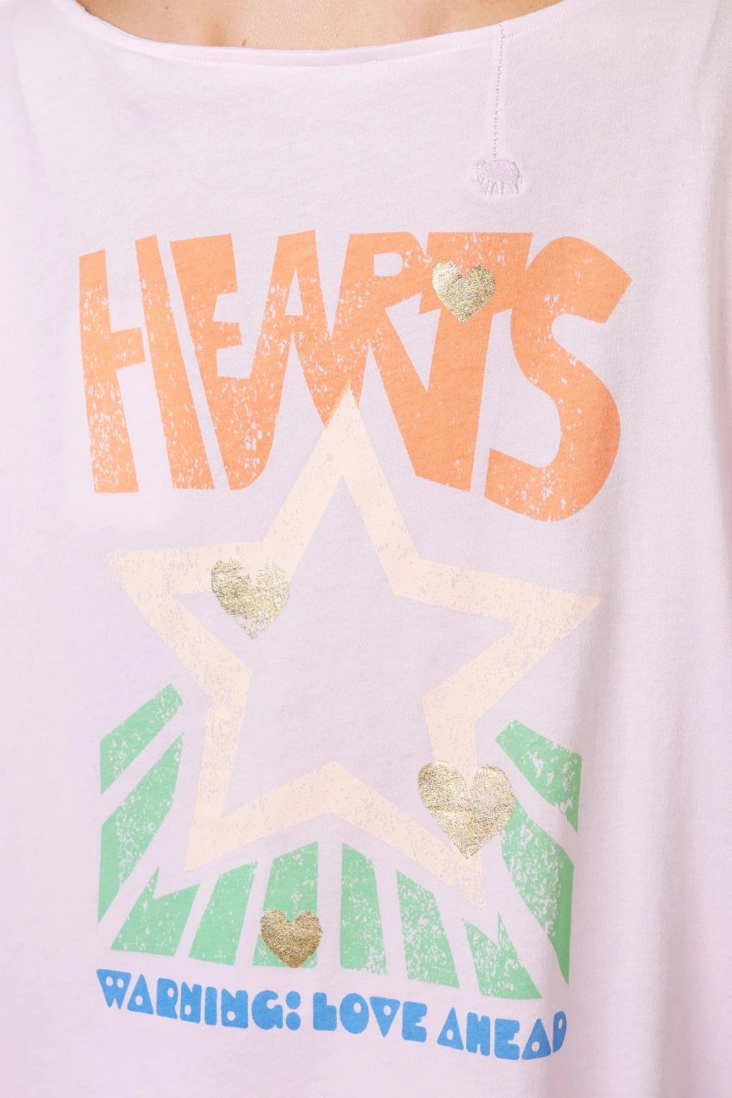 T-Shirt mit Rückenprint Yara - Love Joy Victory