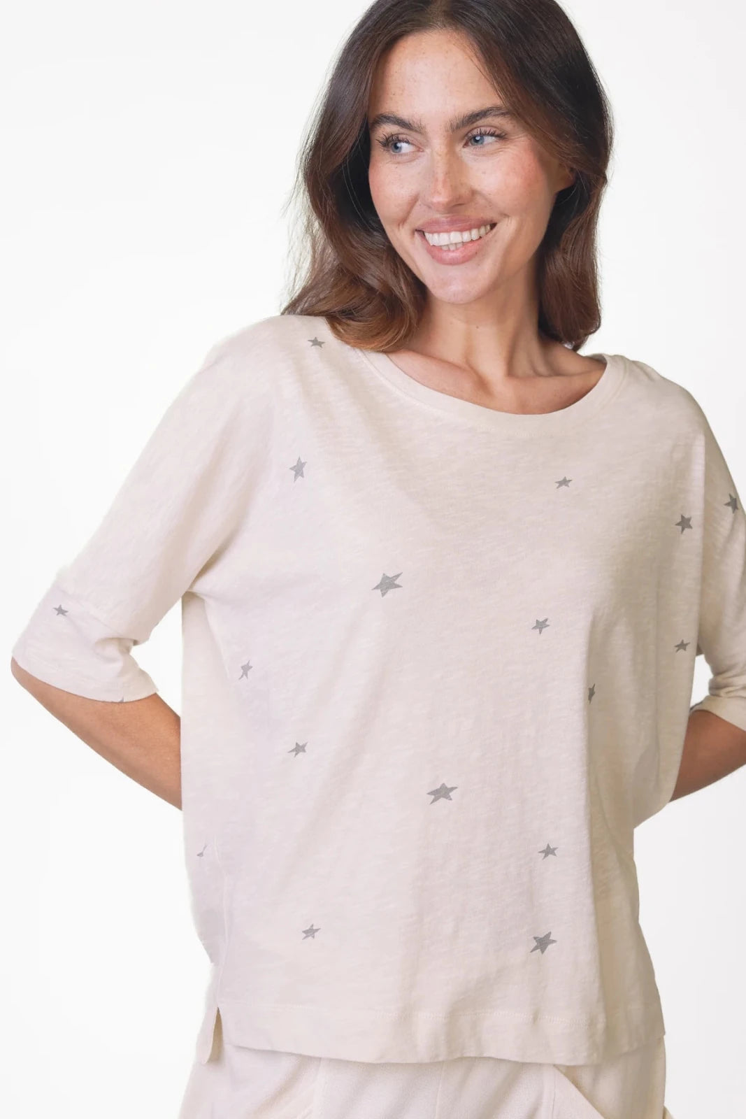 T-Shirt mit Sternen - Print - Daisy - Love Joy Victory