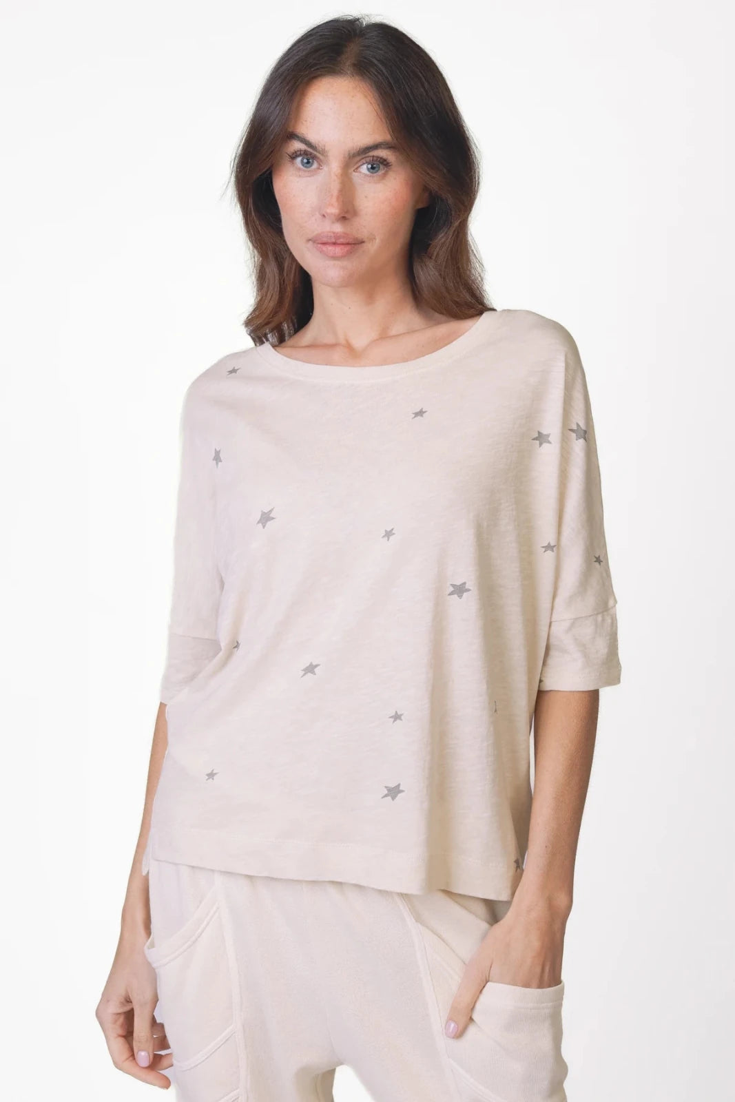 T-Shirt mit Sternen - Print - Daisy - Love Joy Victory