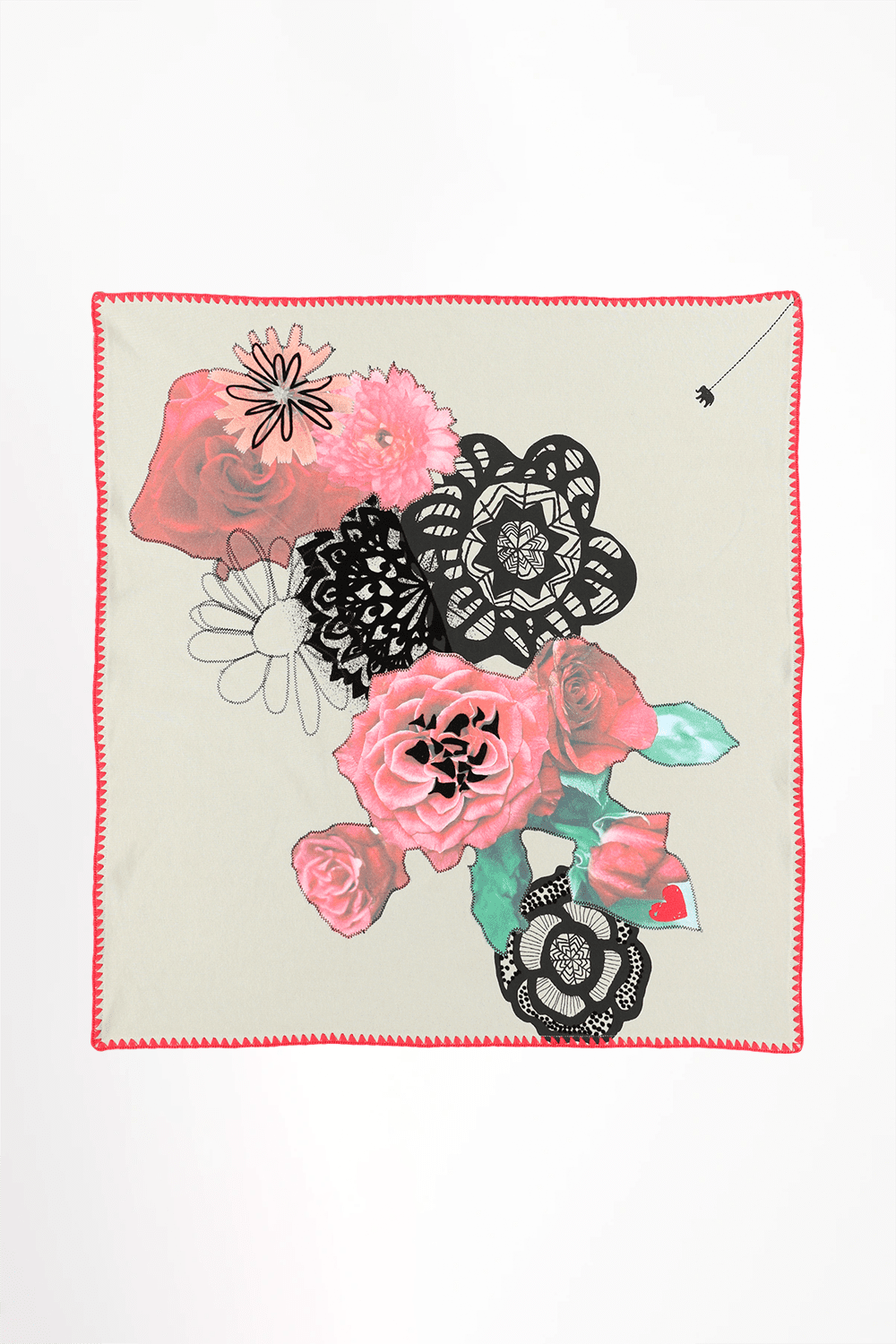 Tuch aus Sweatstoff Kila - Love Joy Victory