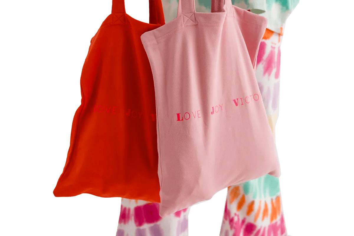 Upcycled Patchwork Shopper - Love Joy Victory