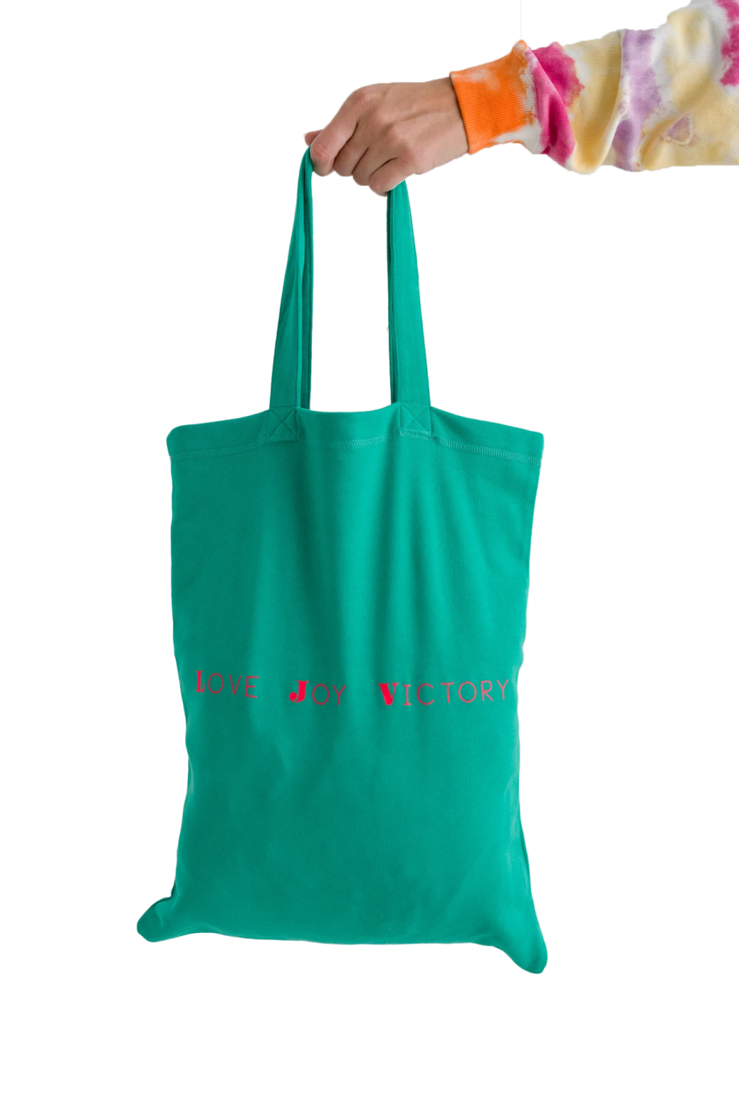 Upcycled Patchwork Shopper - Love Joy Victory