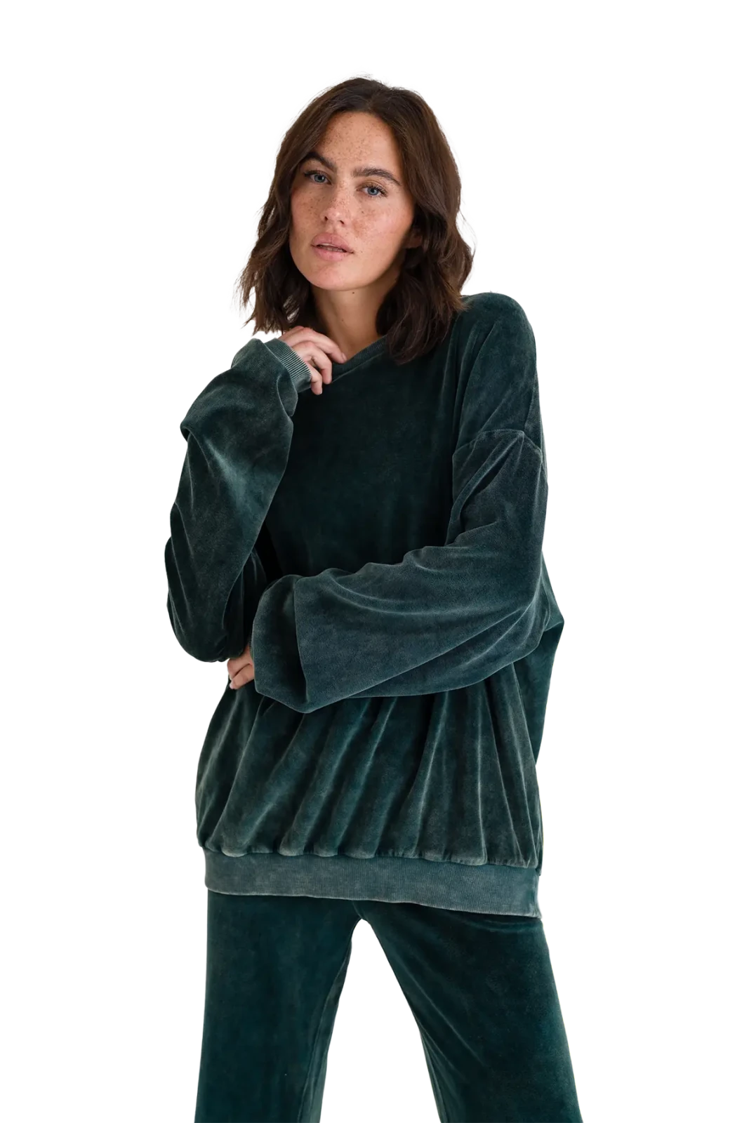 Velvet Oversize Sweatshirt Rana - Love Joy Victory