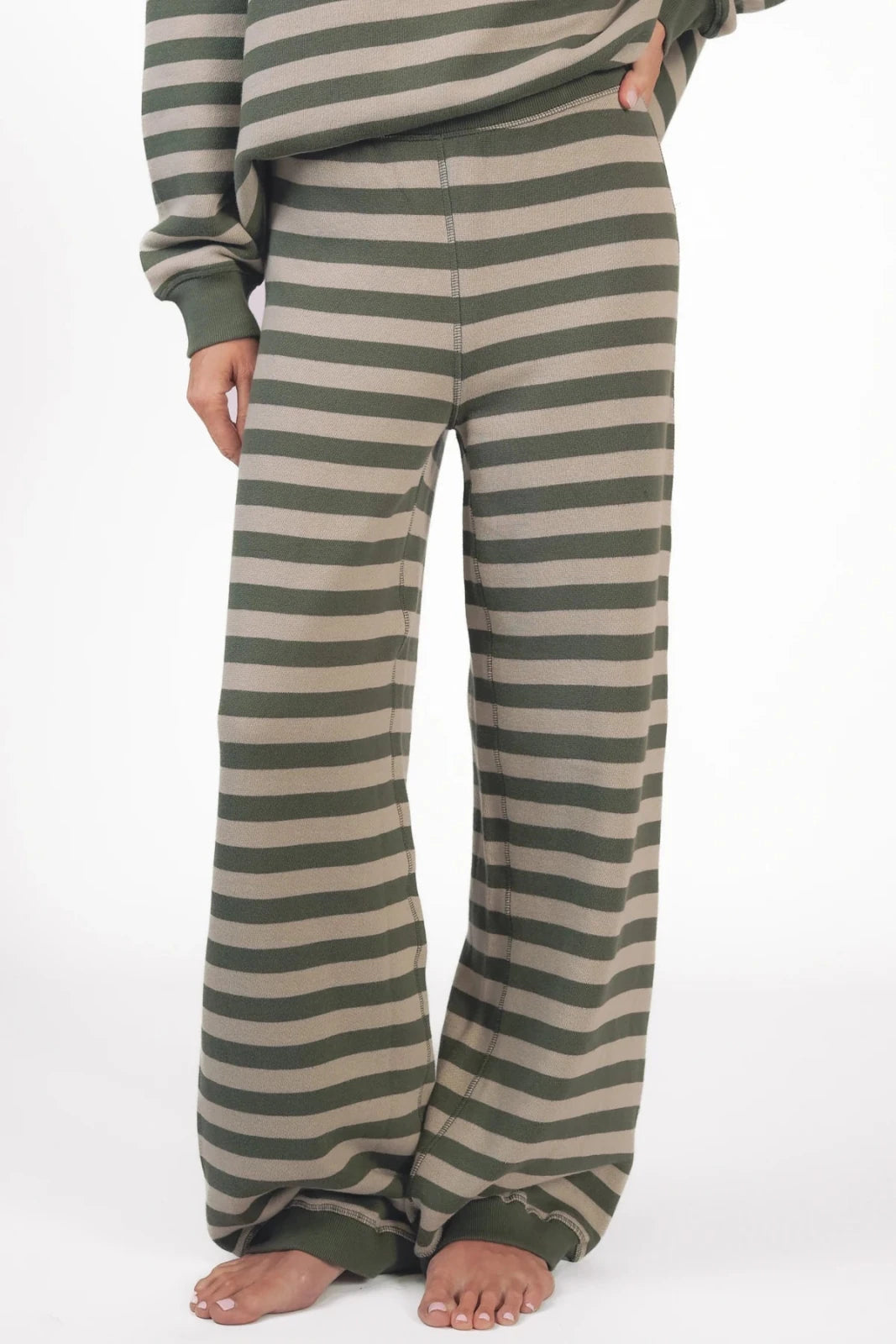 Wendbare Sweathose Stripes Fira - Love Joy Victory