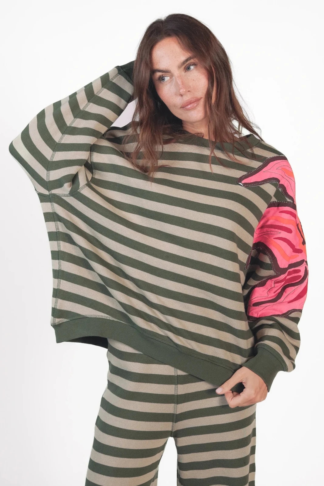 Wendbares Sweatshirt Stripes Honi - Love Joy Victory